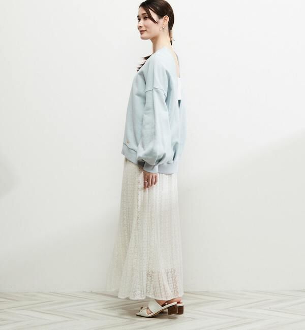 SOFFITTO「ラッセルレーススカート」|スカート|