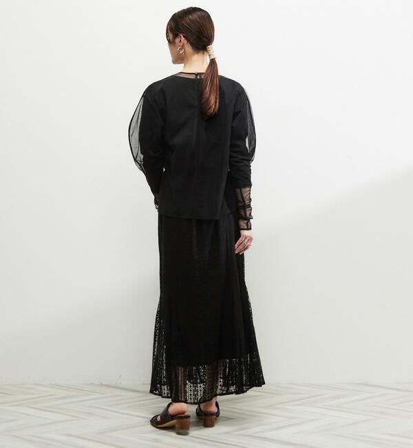 SOFFITTO「ラッセルレーススカート」|スカート|