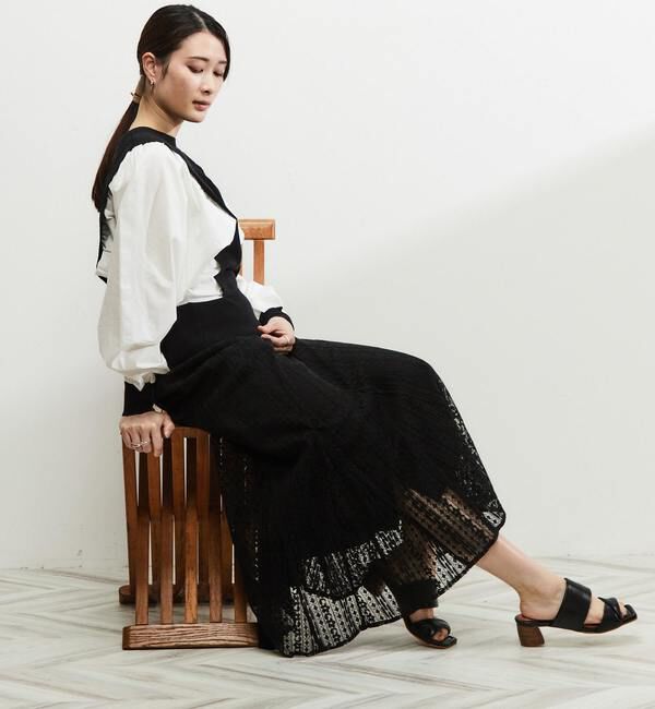 SOFFITTO「ラッセルレーススカート」|スカート|