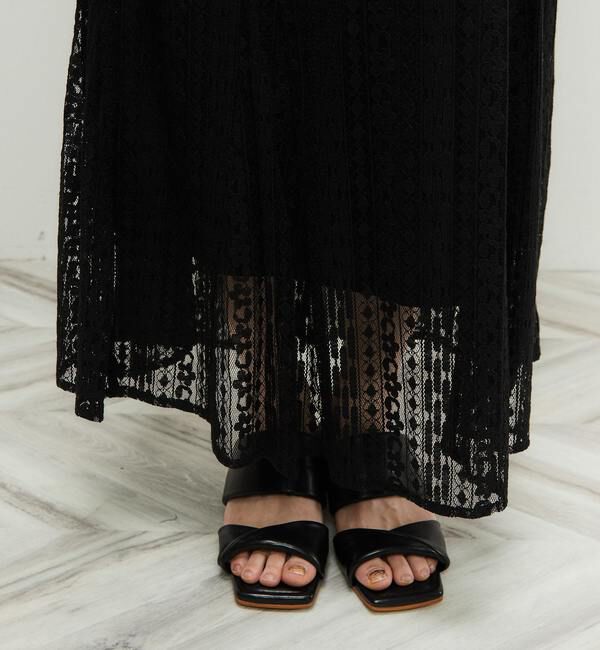 SOFFITTO「ラッセルレーススカート」|スカート|