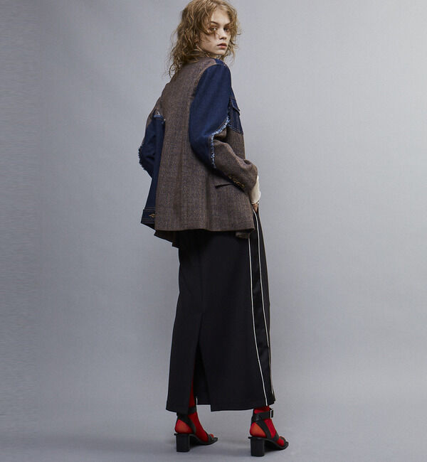 Soffitto「【AULA AILA別注】DENIM COMBINATION JACKET」|テーラードジャケット|