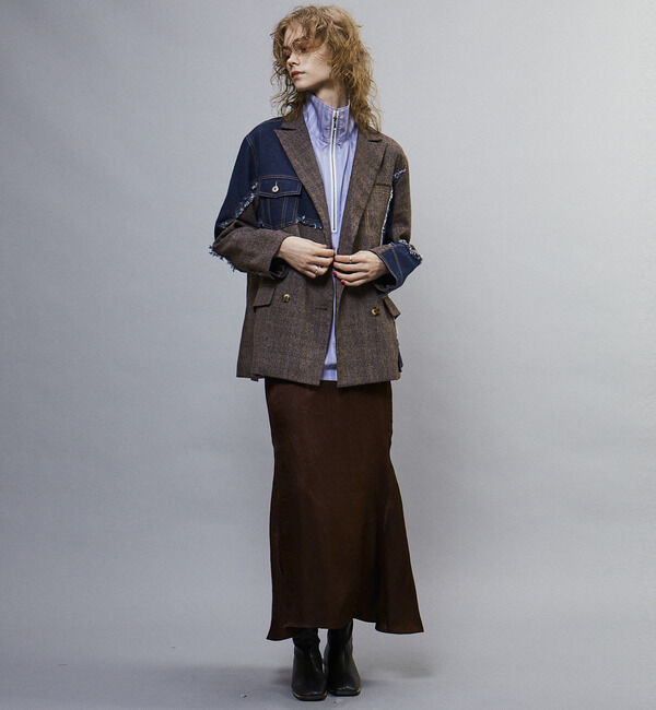 Soffitto「【AULA AILA別注】DENIM COMBINATION JACKET」|テーラードジャケット|