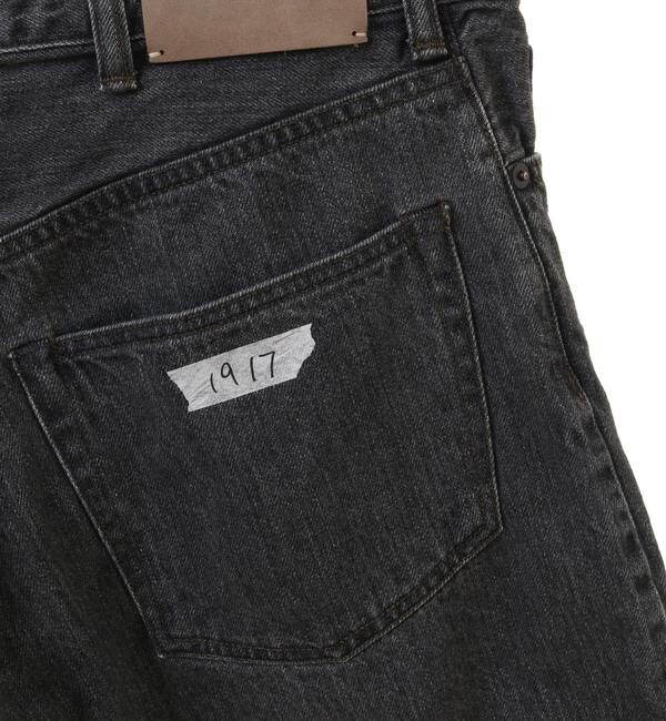 A_「【KURO/クロ】UNINTENTIONAL CROSSED DENIM SHORTS　」|デニム|