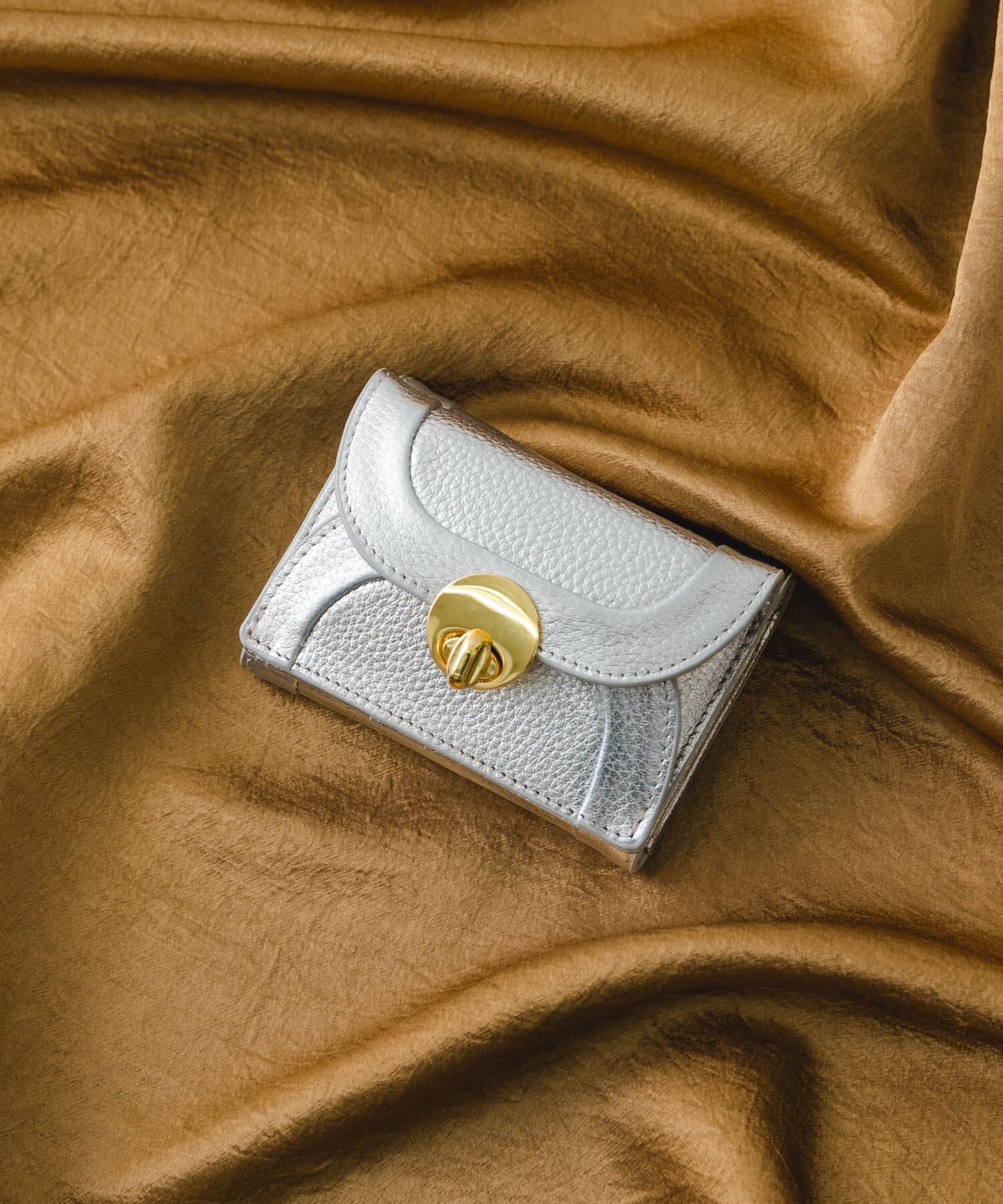 RODE SKO「『一部別注カラー』Hashibami　ラウンドミニウォレット」|財布|シルバー