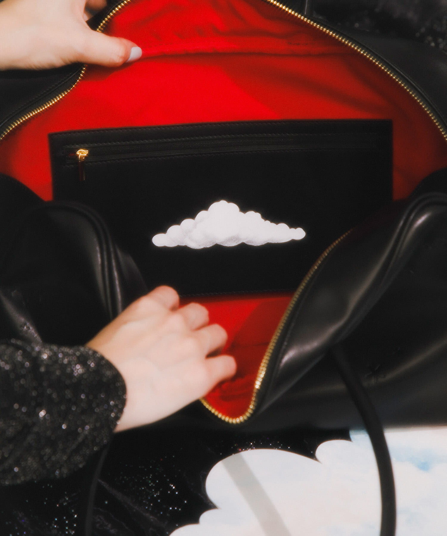 RODE SKO「Pas De DANSE　Eclipse Bag large」|ボストンバッグ|