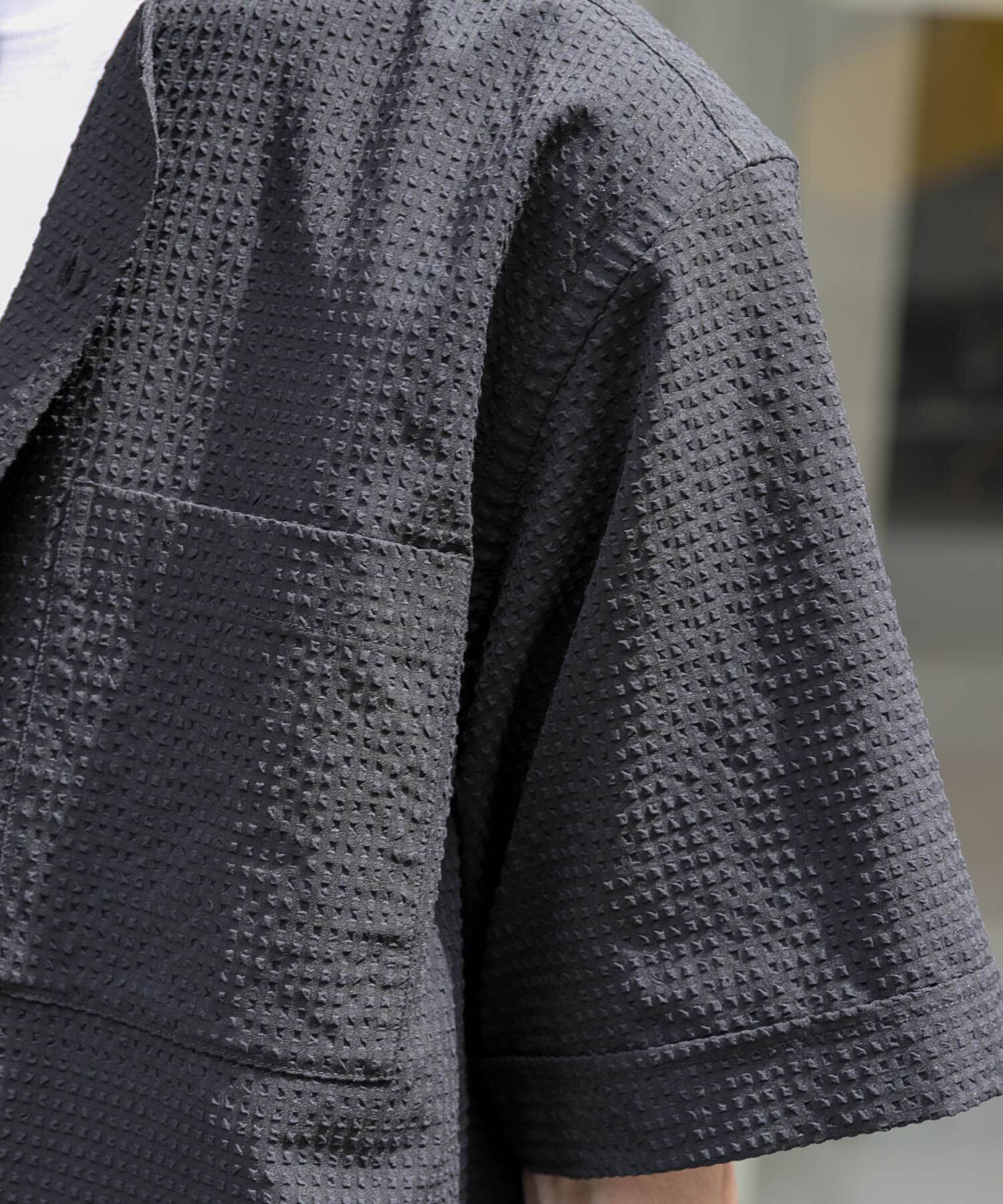 URBAN RESEARCH DOORS「FORK&SPOON　アニヴェンサッカーシャツ」|シャツ・ブラウス|