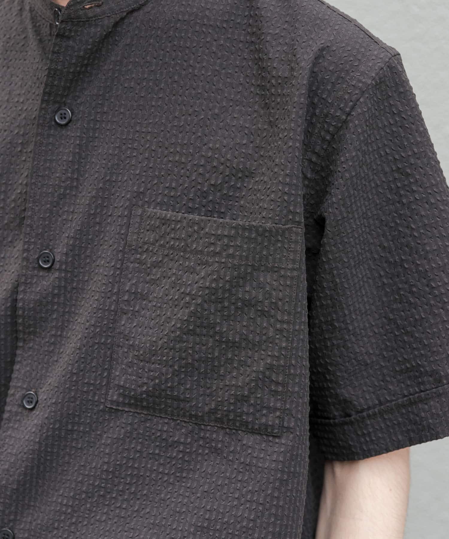 URBAN RESEARCH DOORS「FORK&SPOON　アニヴェンサッカーシャツ」|シャツ・ブラウス|