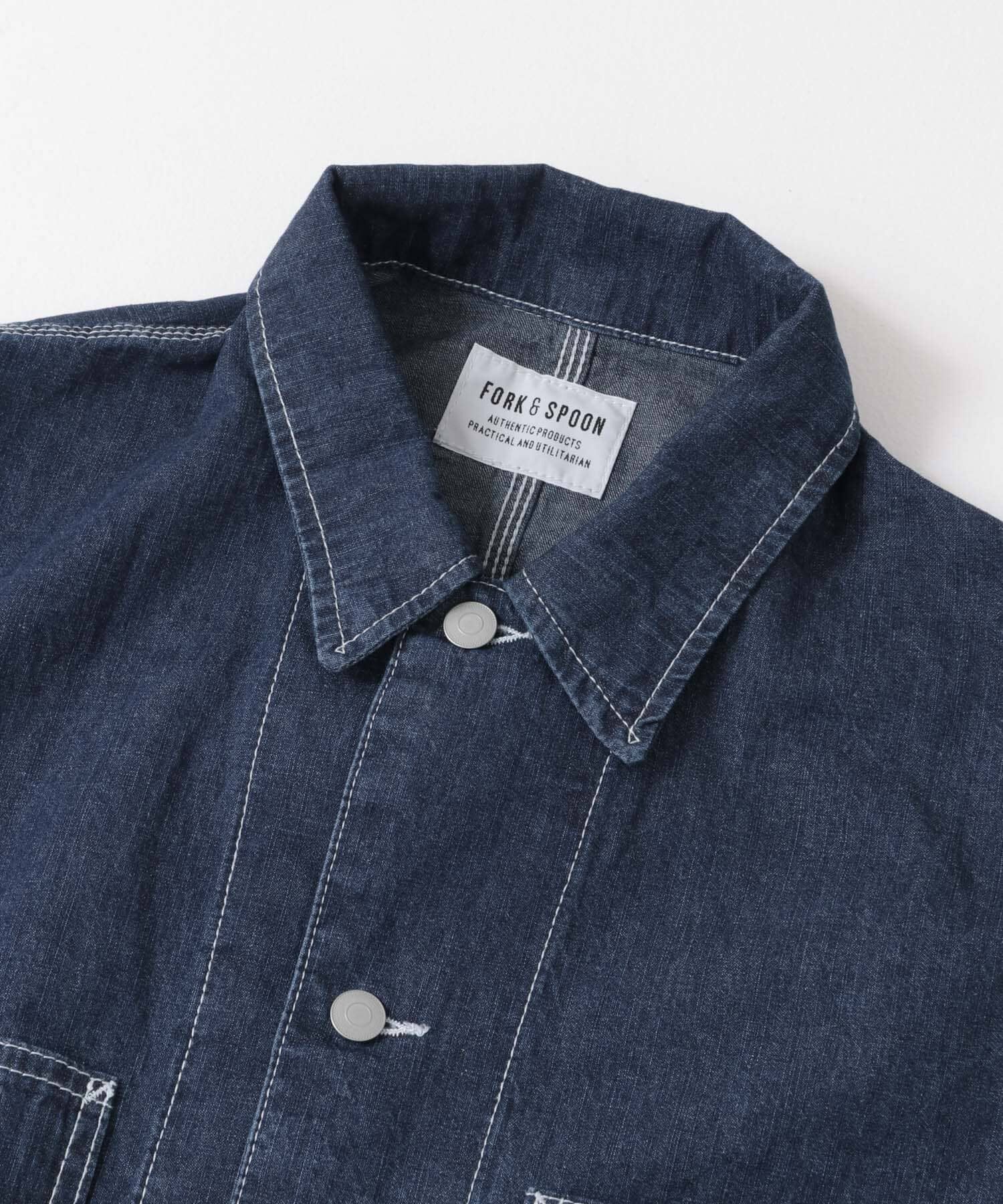 URBAN RESEARCH DOORS「FORK&SPOON　綿麻デニムカバーオール」|その他|