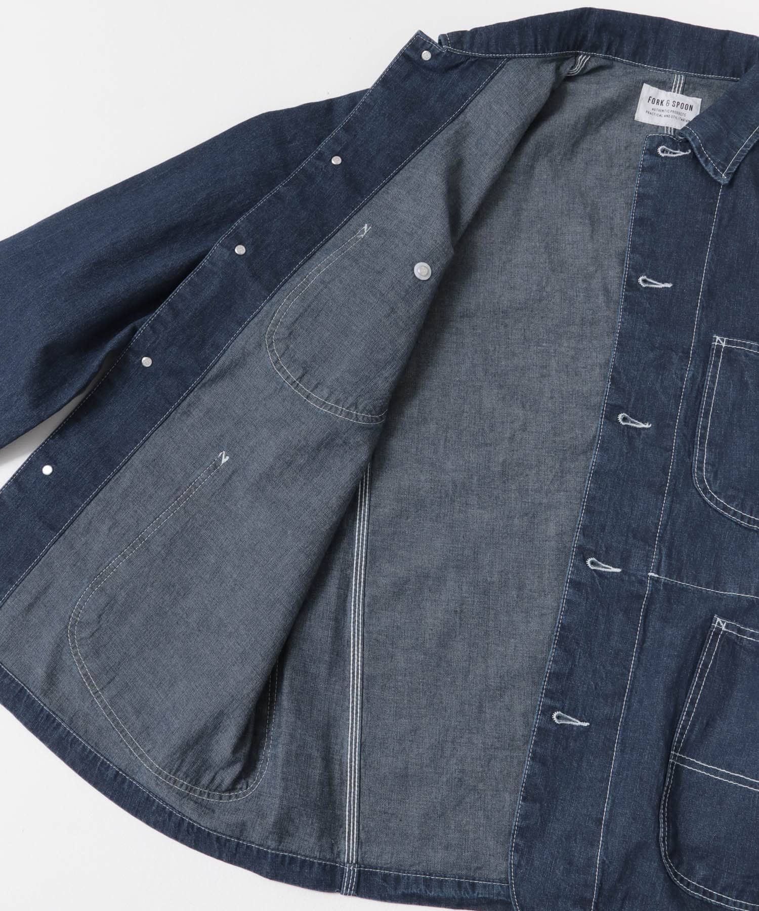 URBAN RESEARCH DOORS「FORK&SPOON　綿麻デニムカバーオール」|その他|