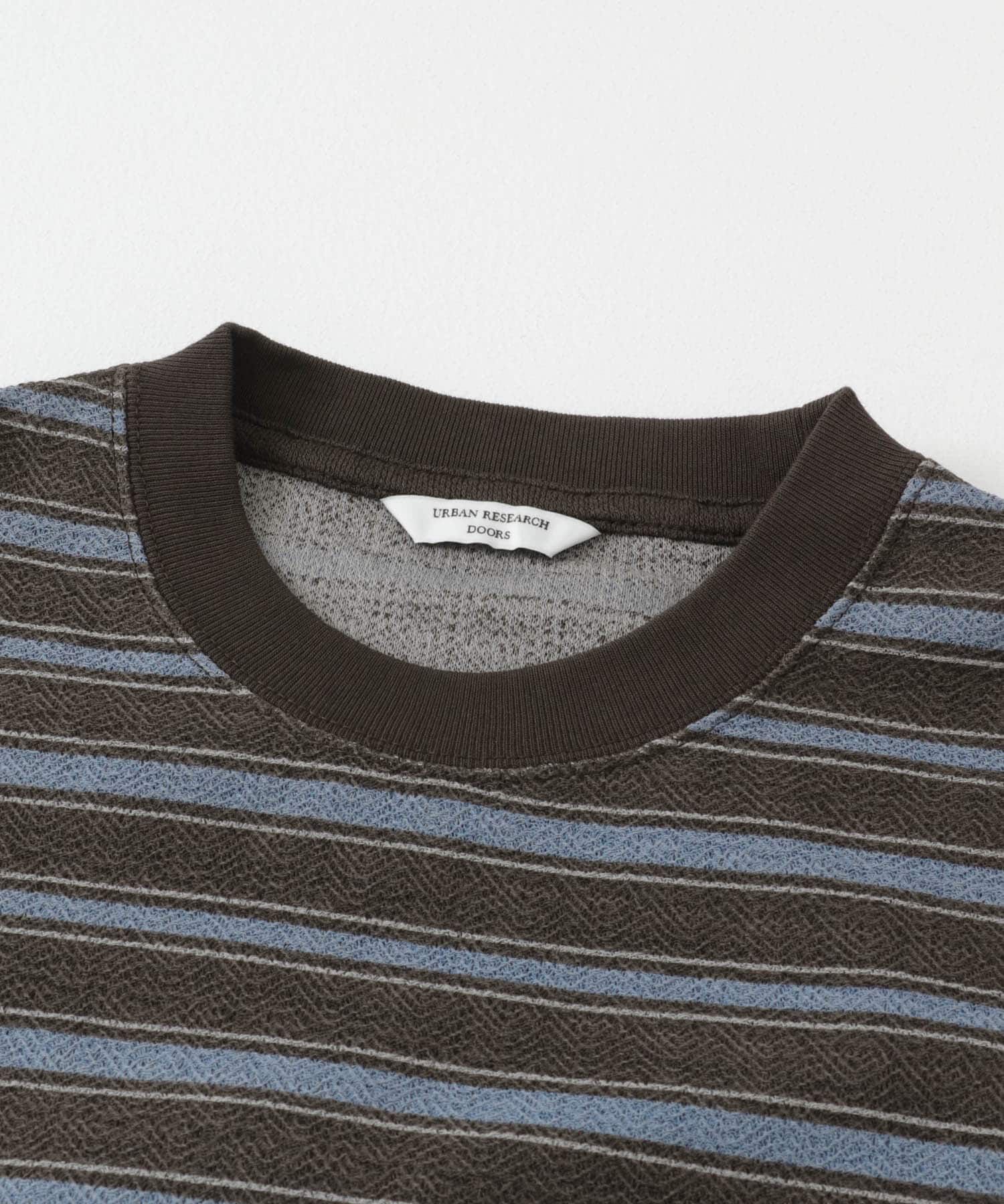 URBAN RESEARCH DOORS「プリントボーダーショートスリーブTシャツ」|Tシャツ・カットソー|