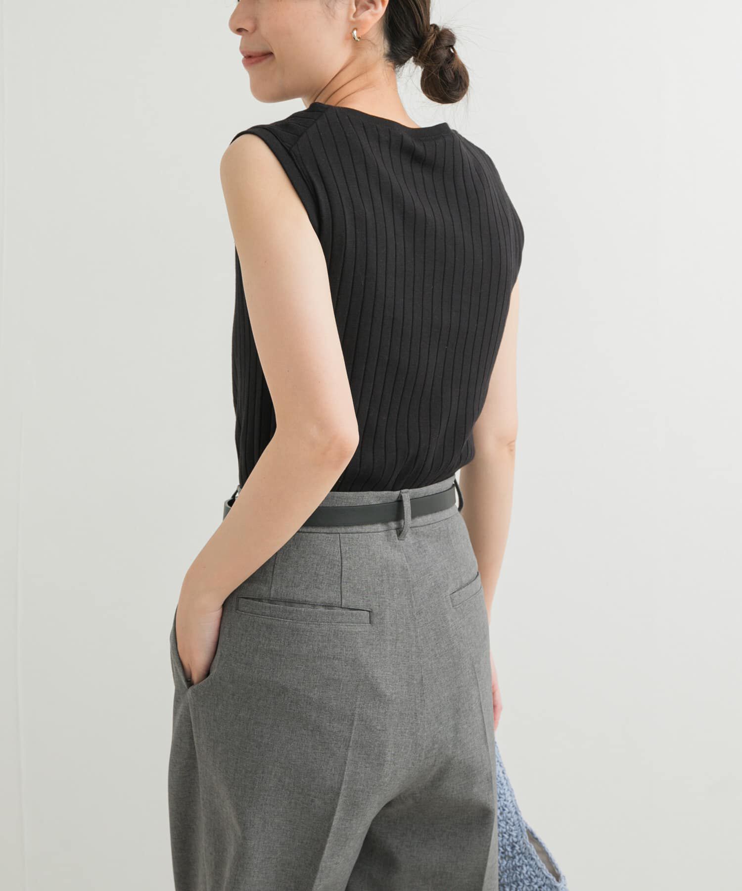 URBAN RESEARCH DOORS「針抜きノースリーブカットソー」|Tシャツ・カットソー|