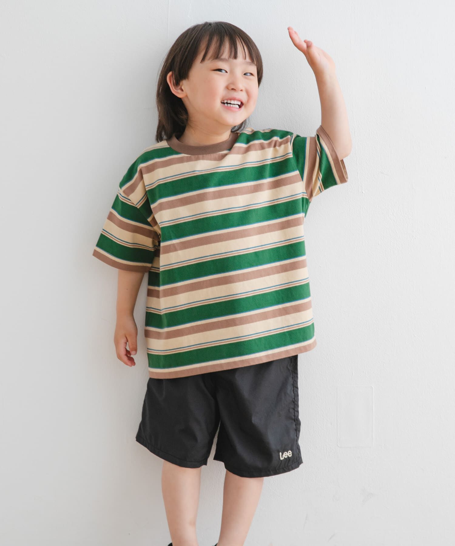 URBAN RESEARCH DOORS「『WEB/一部店舗限定サイズ』マルチボーダールーズTシャツ(KIDS)」|その他|