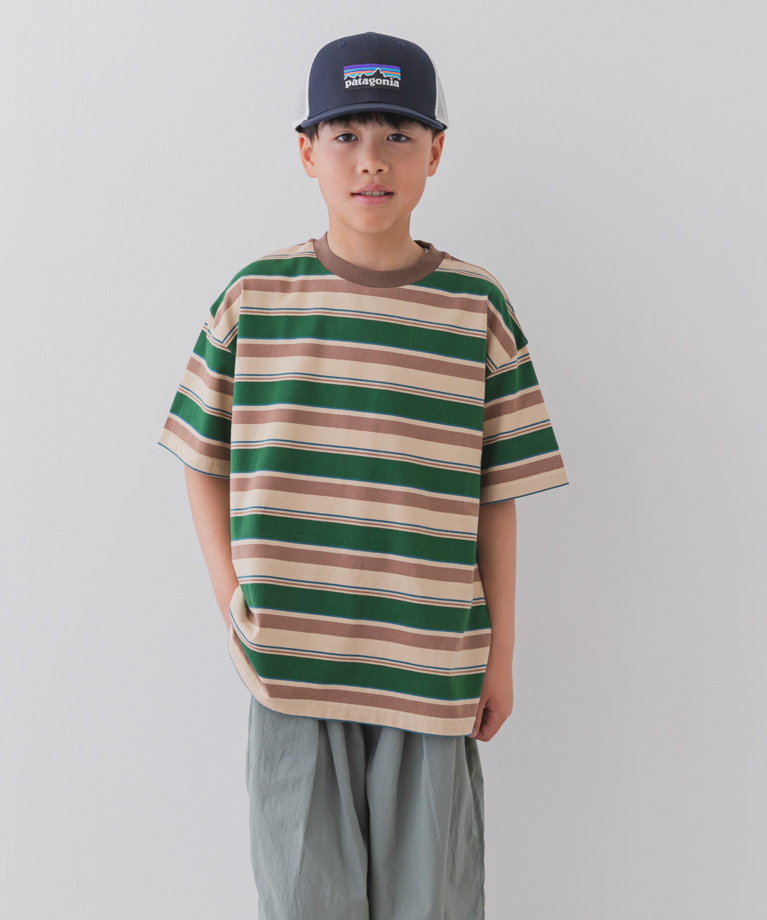 URBAN RESEARCH DOORS「『WEB/一部店舗限定サイズ』マルチボーダールーズTシャツ(KIDS)」|その他|