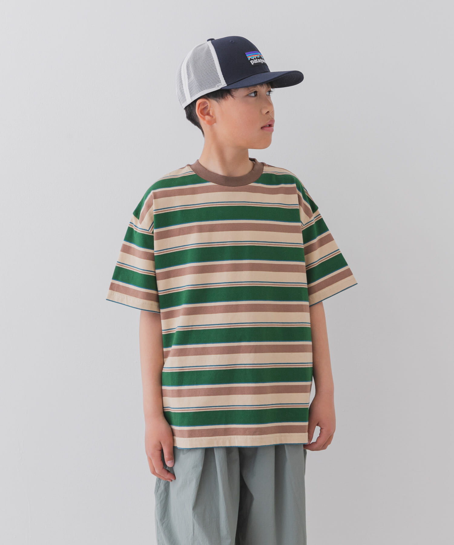 URBAN RESEARCH DOORS「『WEB/一部店舗限定サイズ』マルチボーダールーズTシャツ(KIDS)」|その他|