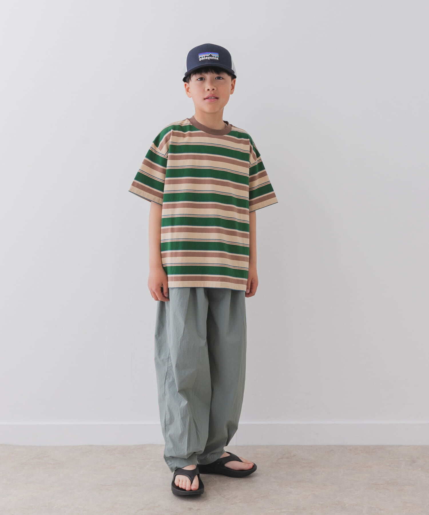 URBAN RESEARCH DOORS「『WEB/一部店舗限定サイズ』マルチボーダールーズTシャツ(KIDS)」|その他|