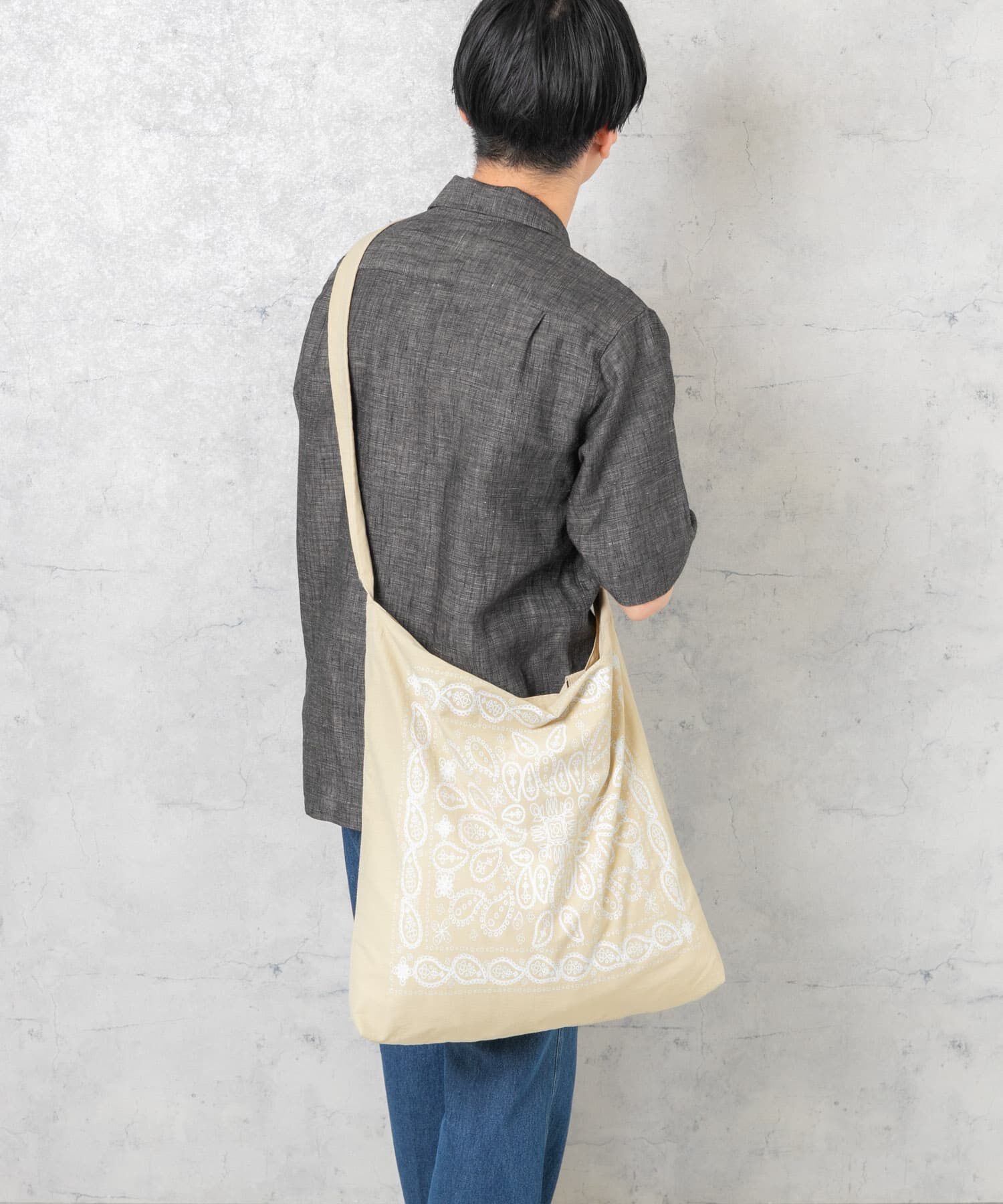 RODE SKO「リップストップダブルショルダー柄トート」|トートバッグ|