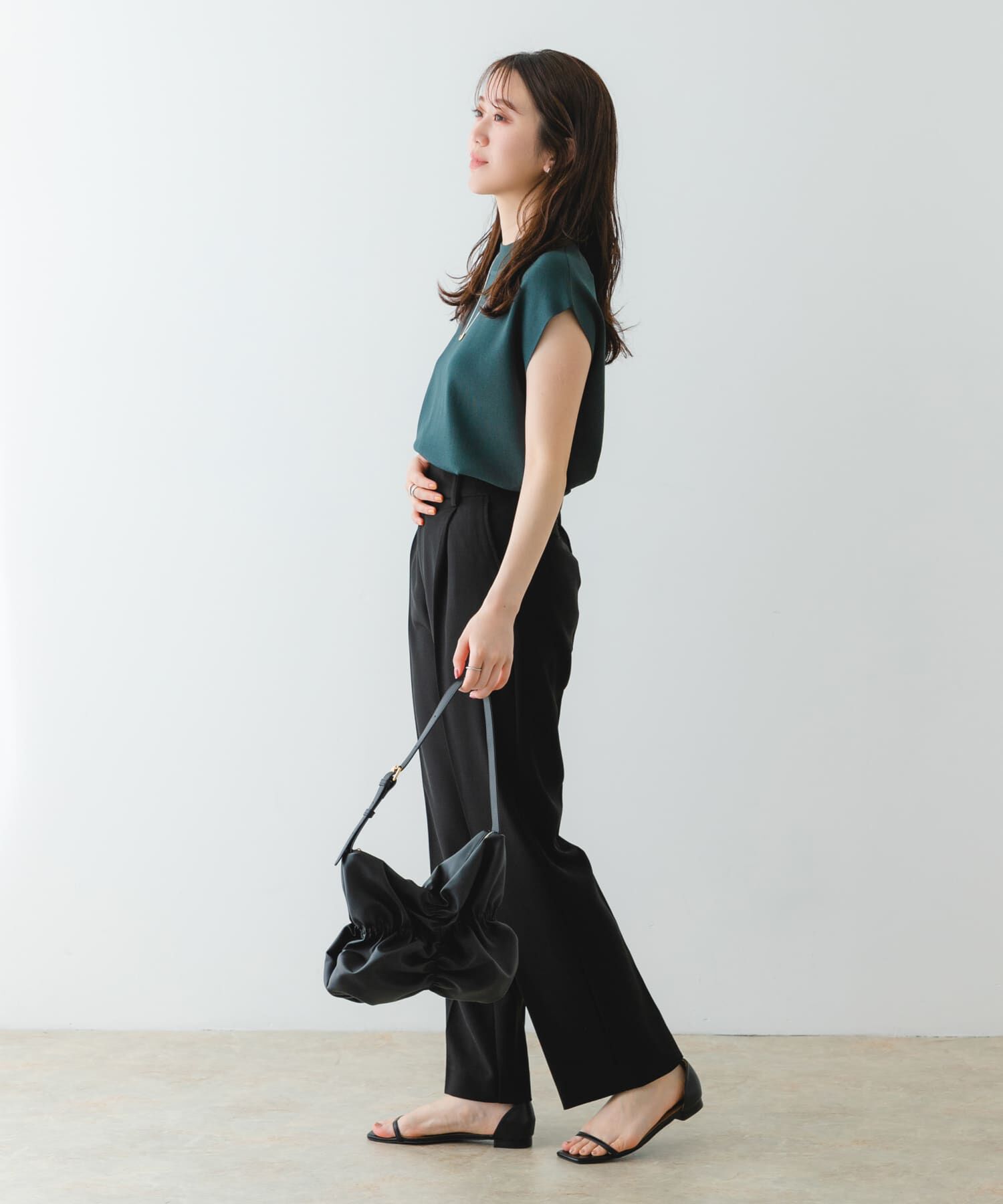 RODE SKO「シャーリングワンハンドルバッグ」|ハンドバッグ|