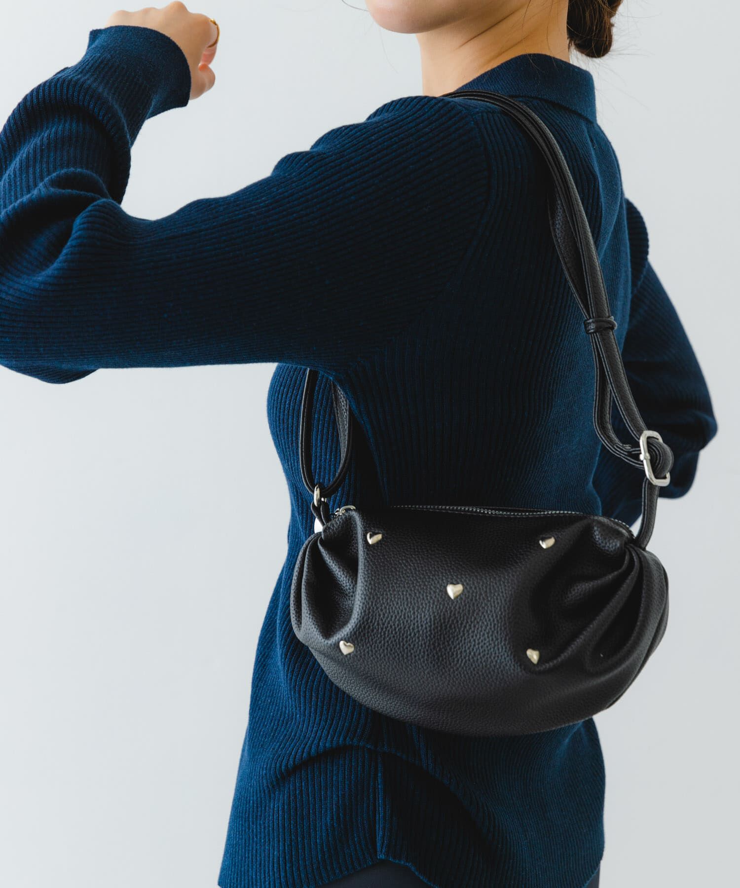 RODE SKO「ハートスタッズミニショルダーバッグ」|ショルダー・メッセンジャー|