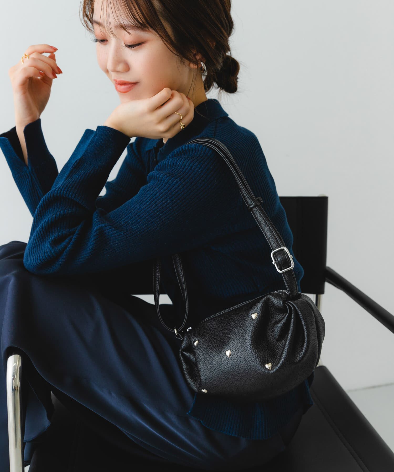 RODE SKO「ハートスタッズミニショルダーバッグ」|ショルダー・メッセンジャー|