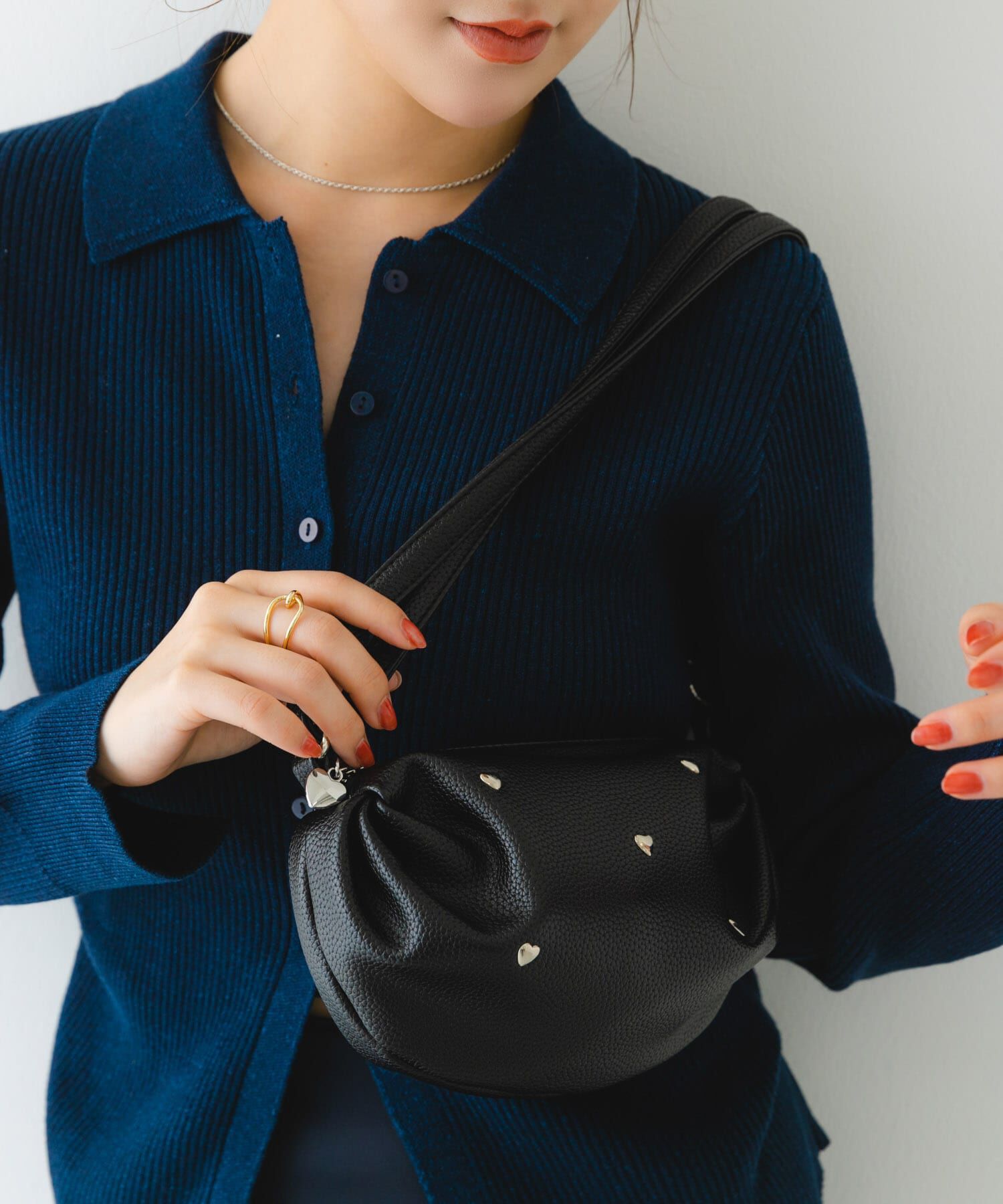 RODE SKO「ハートスタッズミニショルダーバッグ」|ショルダー・メッセンジャー|