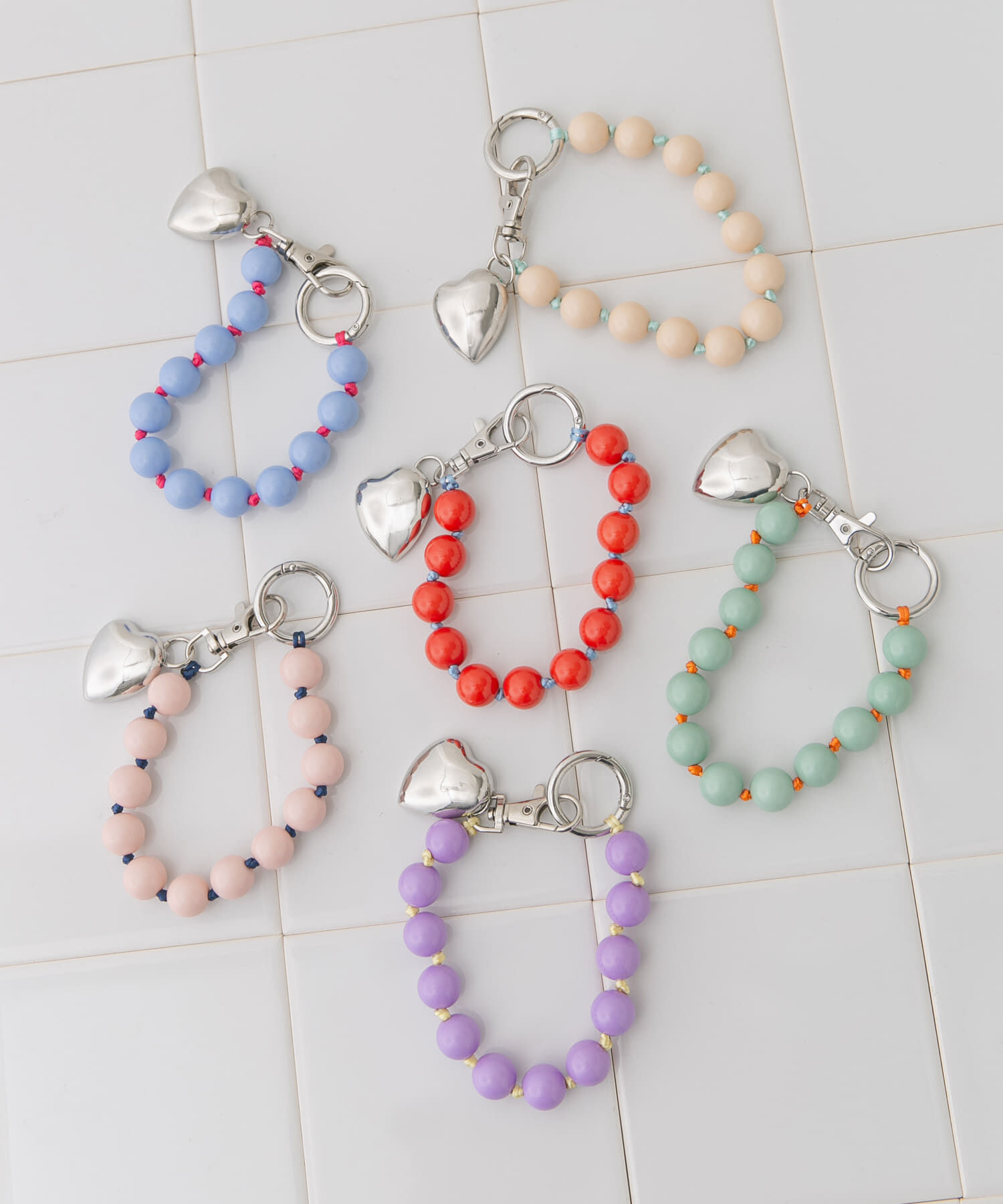 SMELLY「カラーボールミニミラーキーチェーン」|チャーム・キーホルダー|