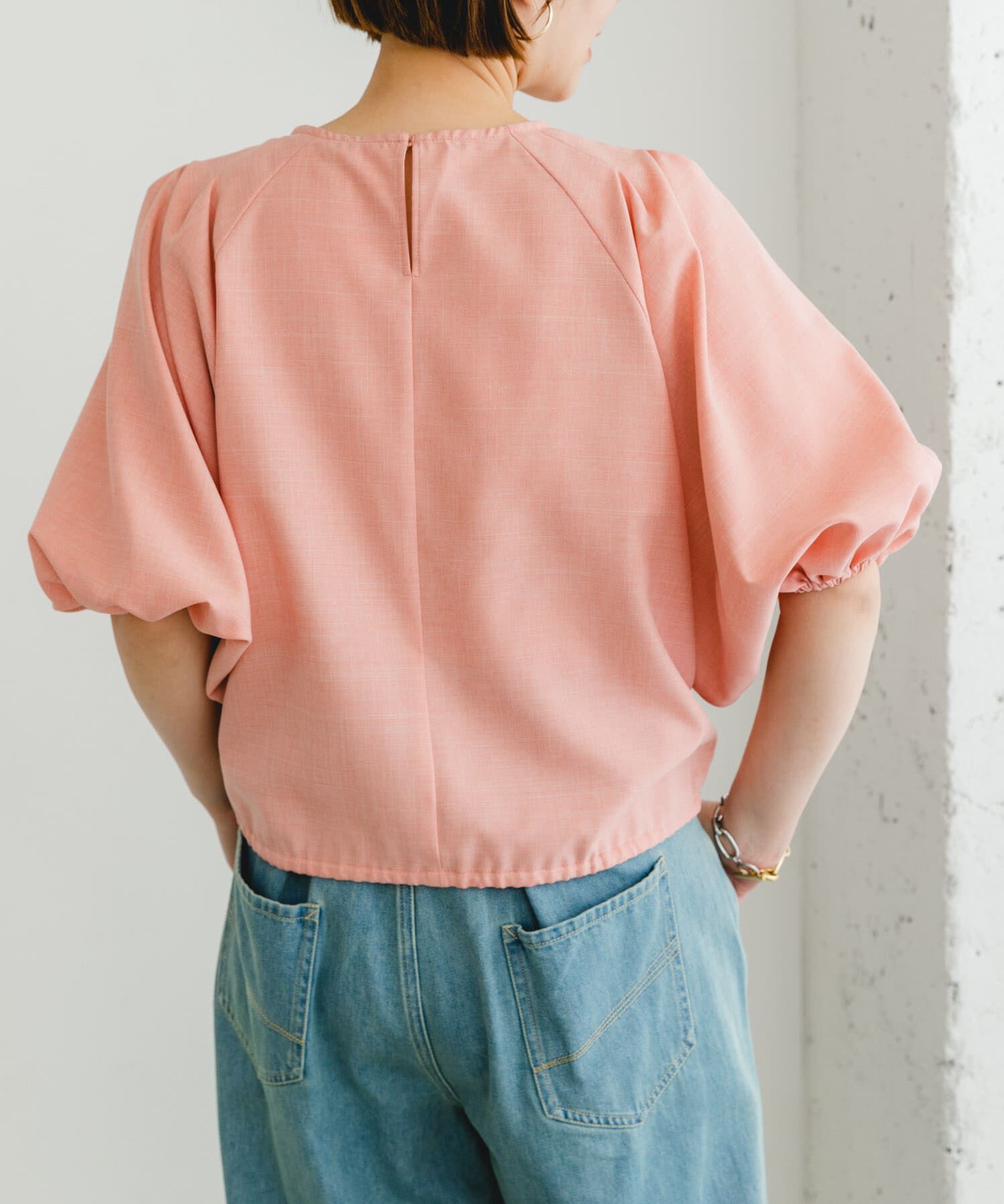 URBAN RESEARCH ROSSO「F by ROSSO　速乾ブラウジングパフブラウス」|シャツ・ブラウス|