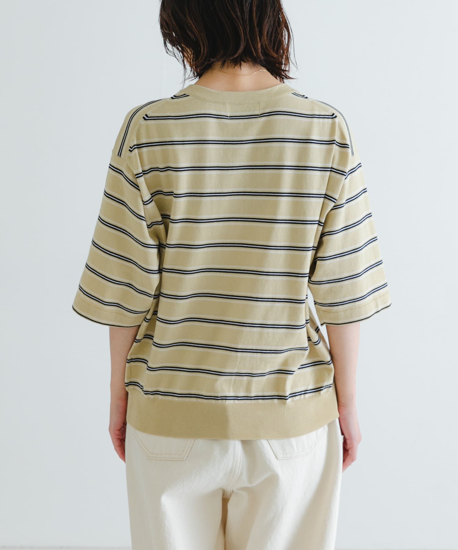 URBAN RESEARCH「new basic　マルチボーダーニットTシャツ」|Tシャツ・カットソー|