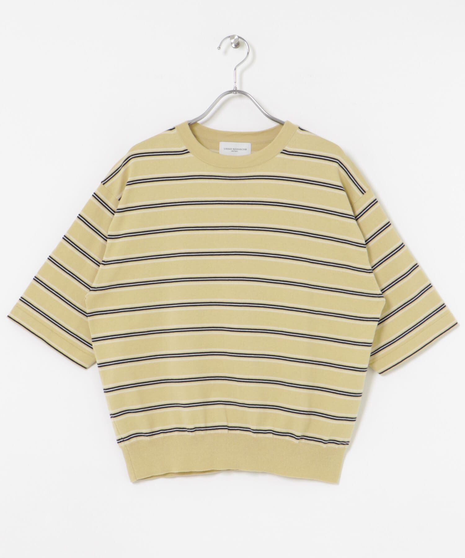 URBAN RESEARCH「new basic　マルチボーダーニットTシャツ」|Tシャツ・カットソー|