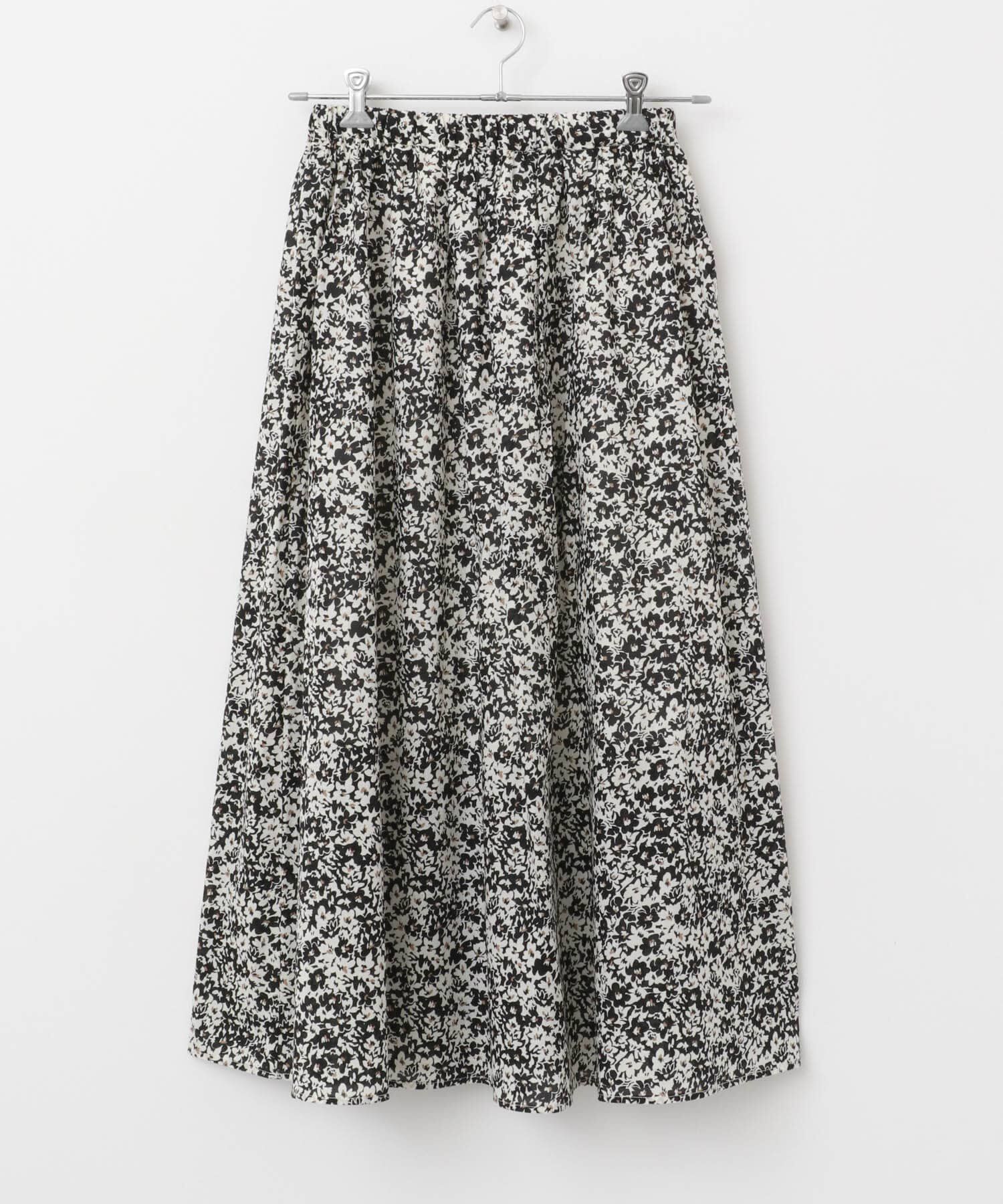 URBAN RESEARCH DOORS「フラワープリントギャザースカート」|スカート|