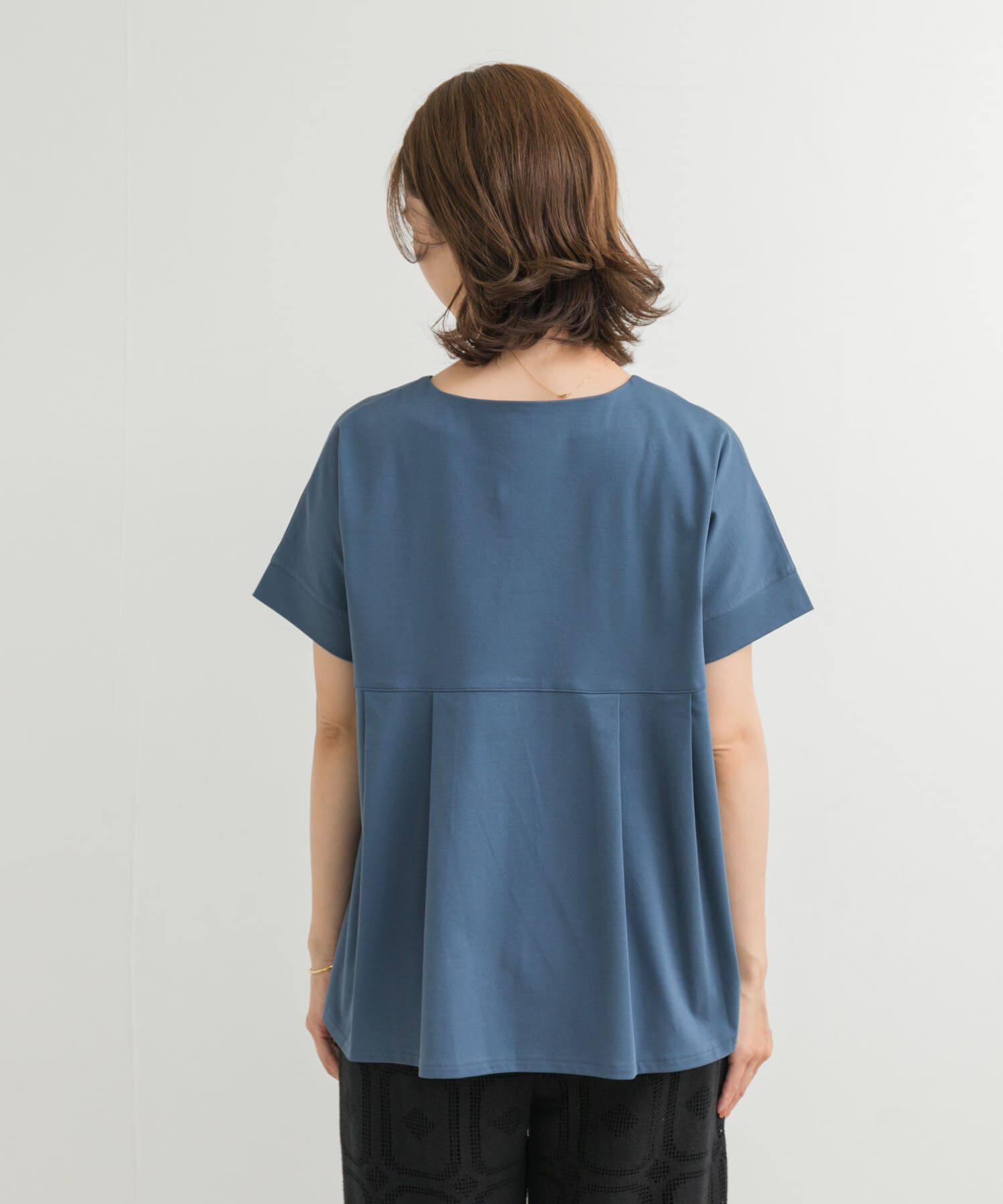 URBAN RESEARCH DOORS「シルケットコットンウエスト切替プルオーバー」|Tシャツ・カットソー|