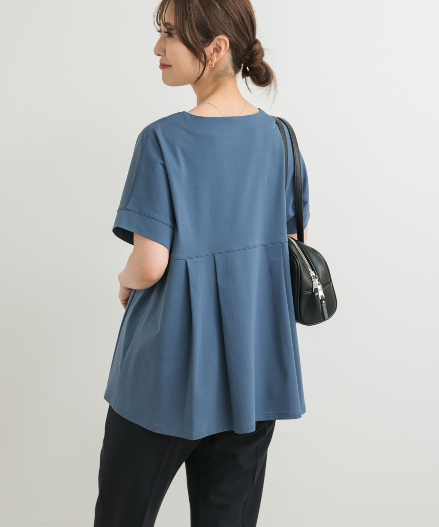 URBAN RESEARCH DOORS「シルケットコットンウエスト切替プルオーバー」|Tシャツ・カットソー|