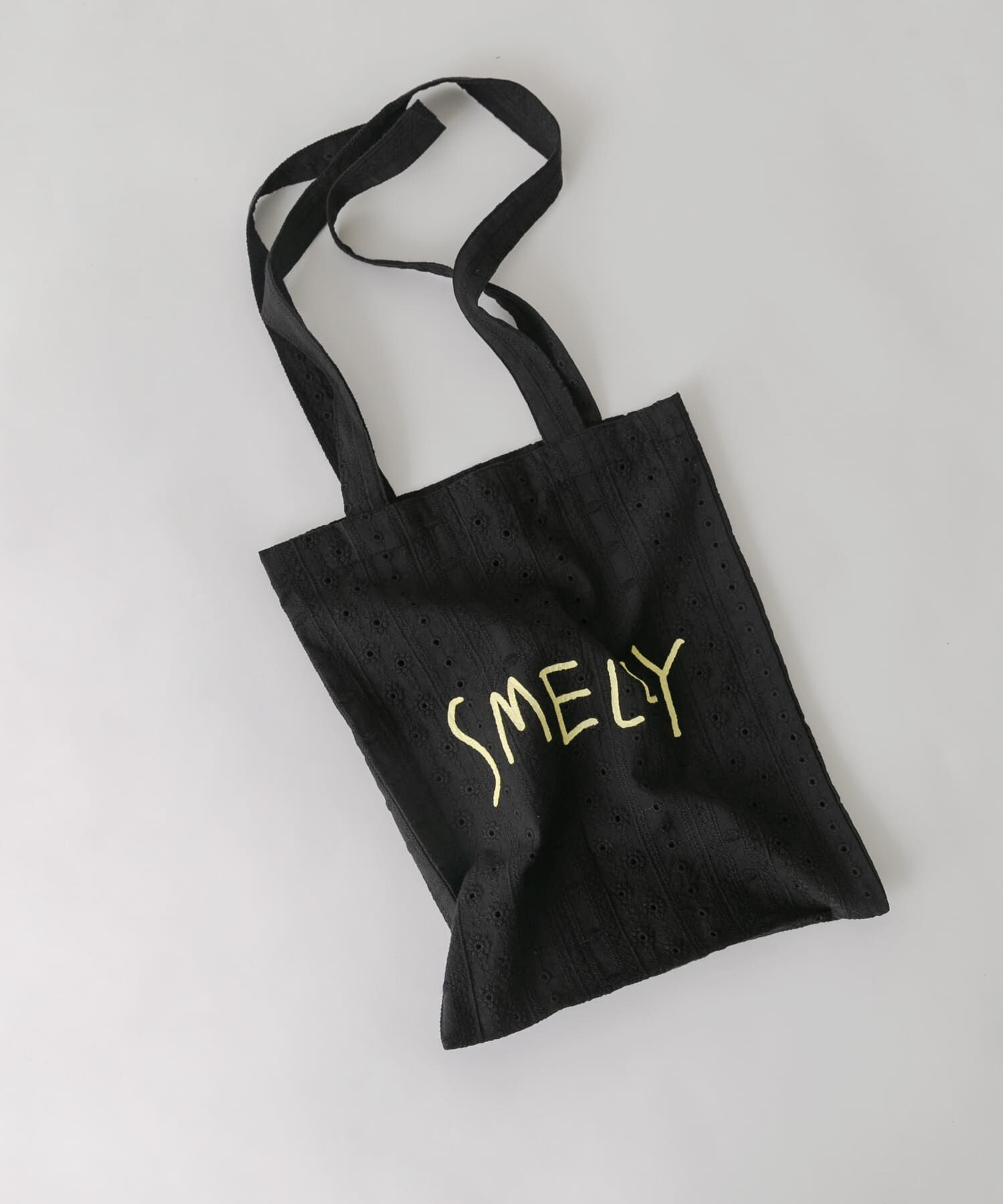 SMELLY「プリントトートバッグS」|トートバッグ|ブラック