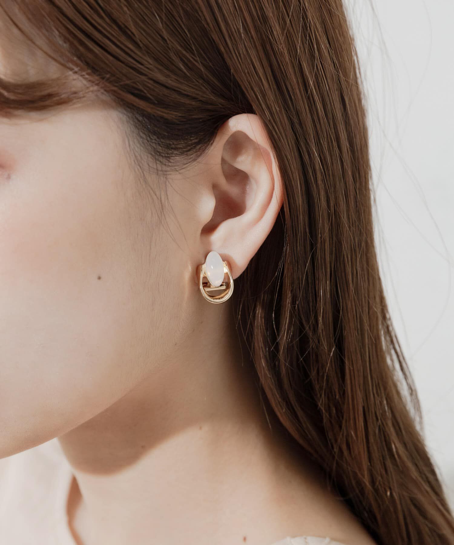 SMELLY「ジュシオーバルメタルイヤリング」|イヤリング|