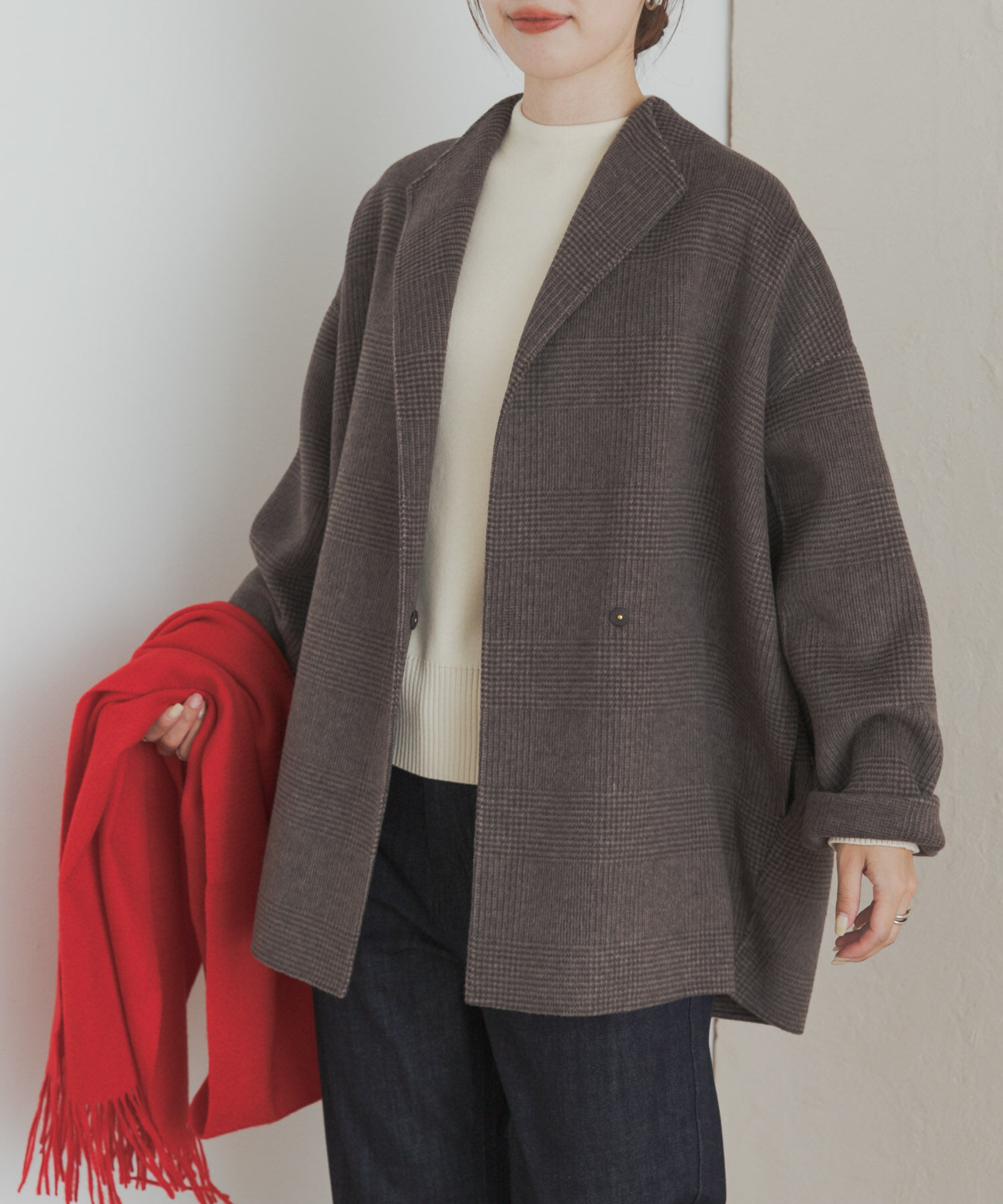 ウールリバーミドルガウンコート ウールリバーミドルガウンコート（URBAN RESEARCH DOORS）｜ルミネの