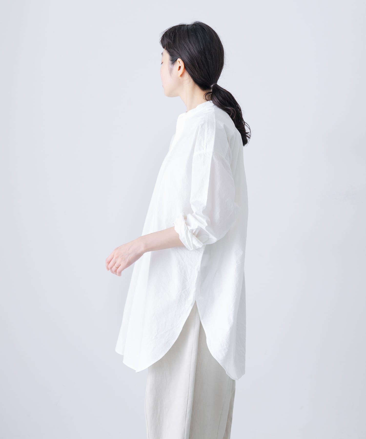 かぐれ「Cotton tunic shirts」|シャツ・ブラウス|