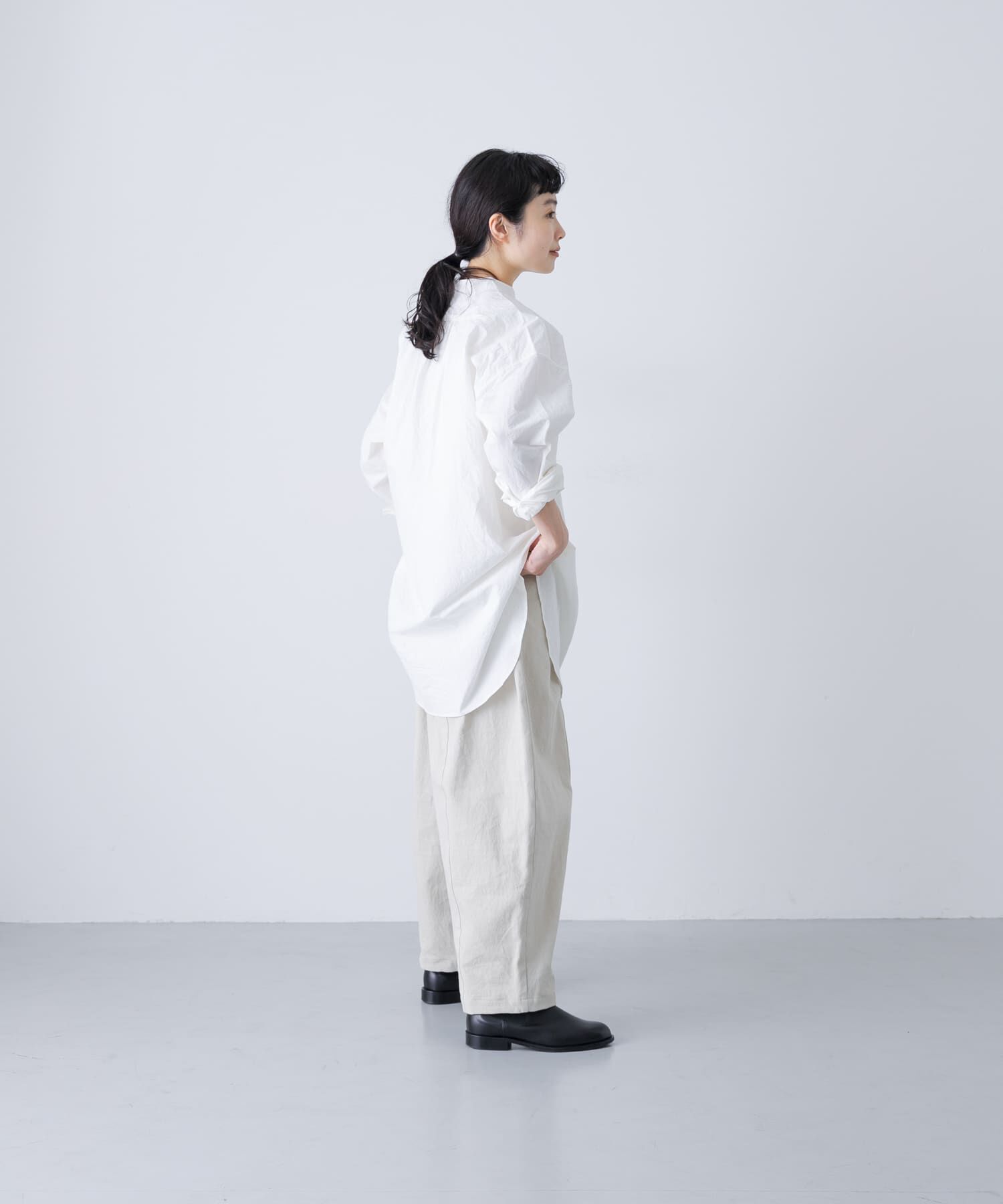 かぐれ「Cotton tunic shirts」|シャツ・ブラウス|