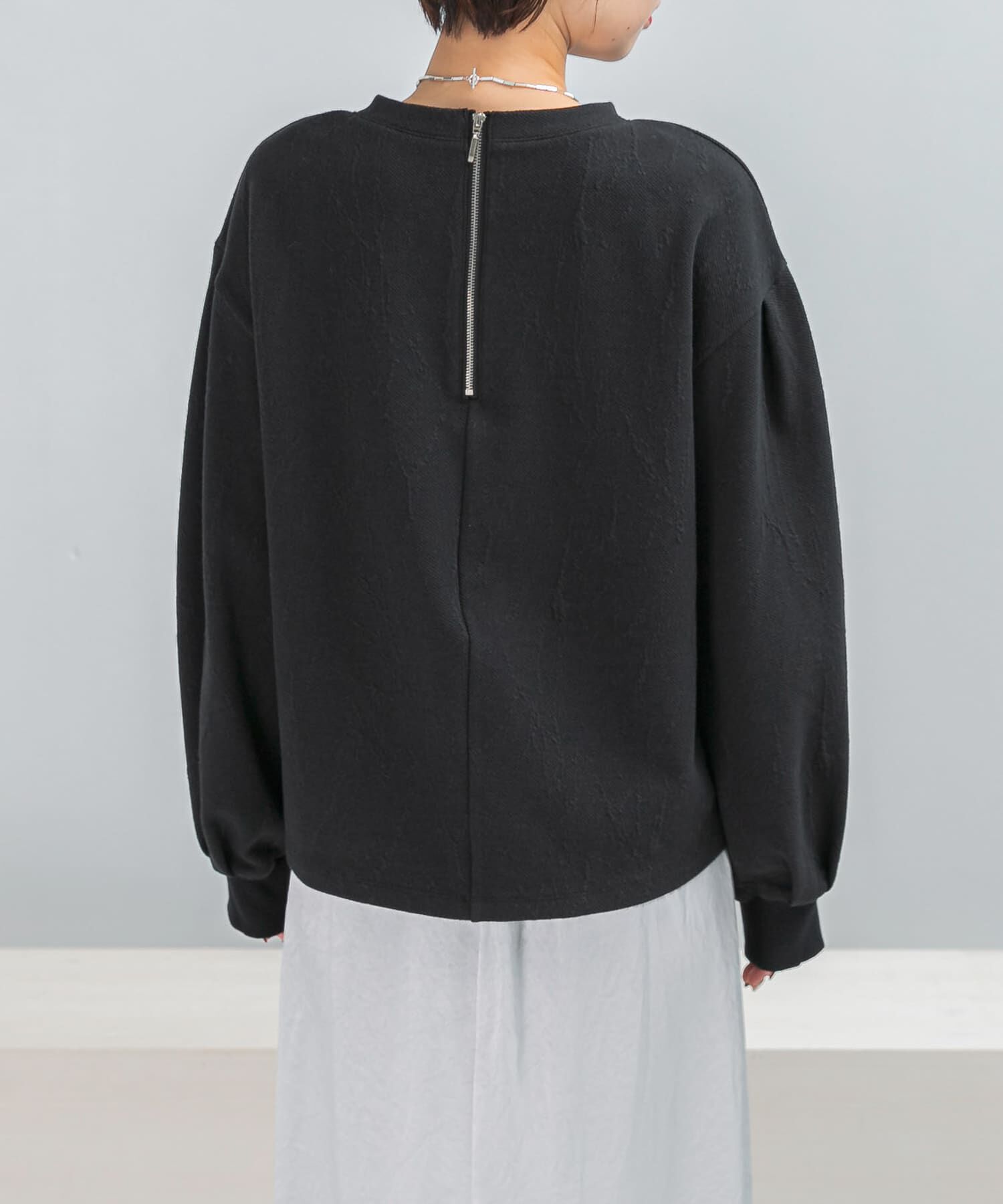 URBAN RESEARCH ROSSO「タックスリーブジャガードスウェット」|スウェット・ジャージ|