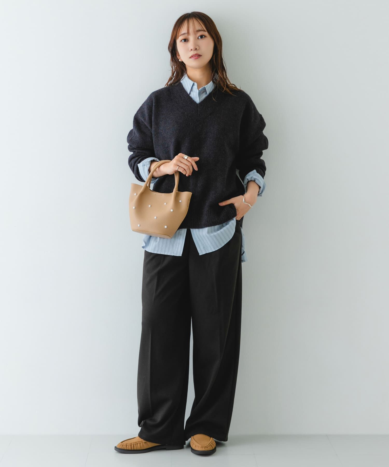 RODE SKO「インバッグ付ミニパールバッグ」|ハンドバッグ|