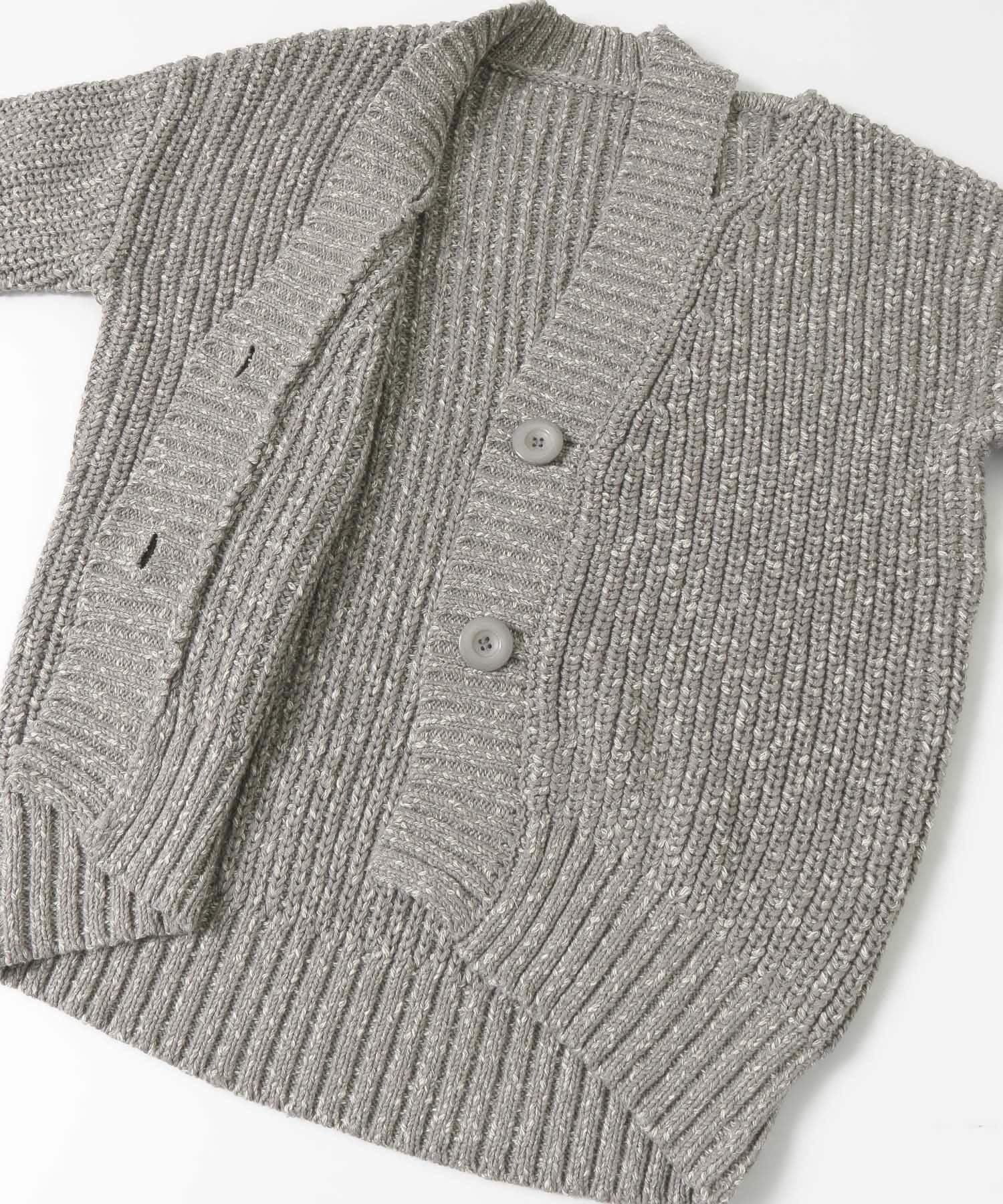  「ショルダースリットBIGカーディガン」|カーディガン|