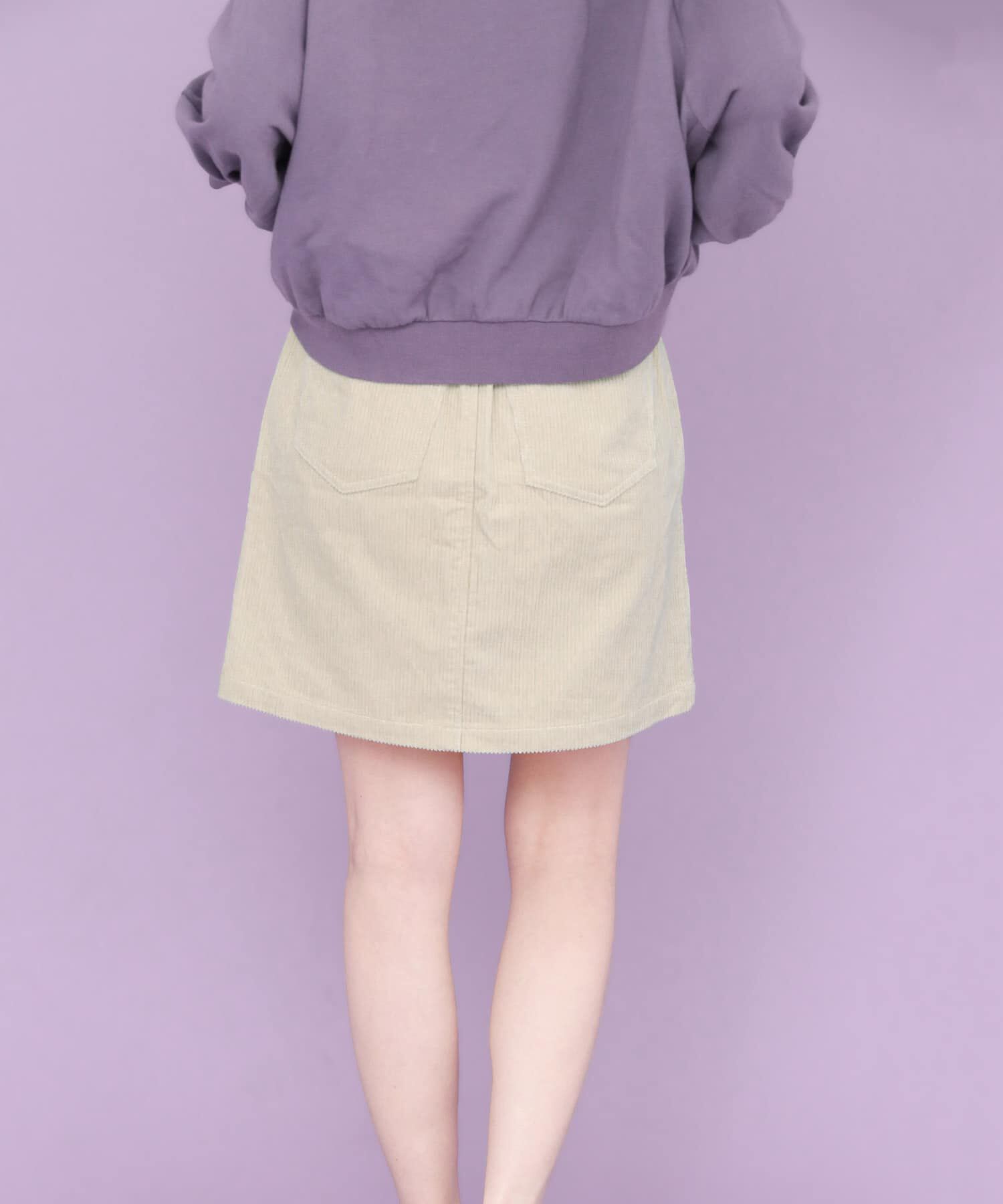  「コーデュロイミニスカート&there4;」|スカート|