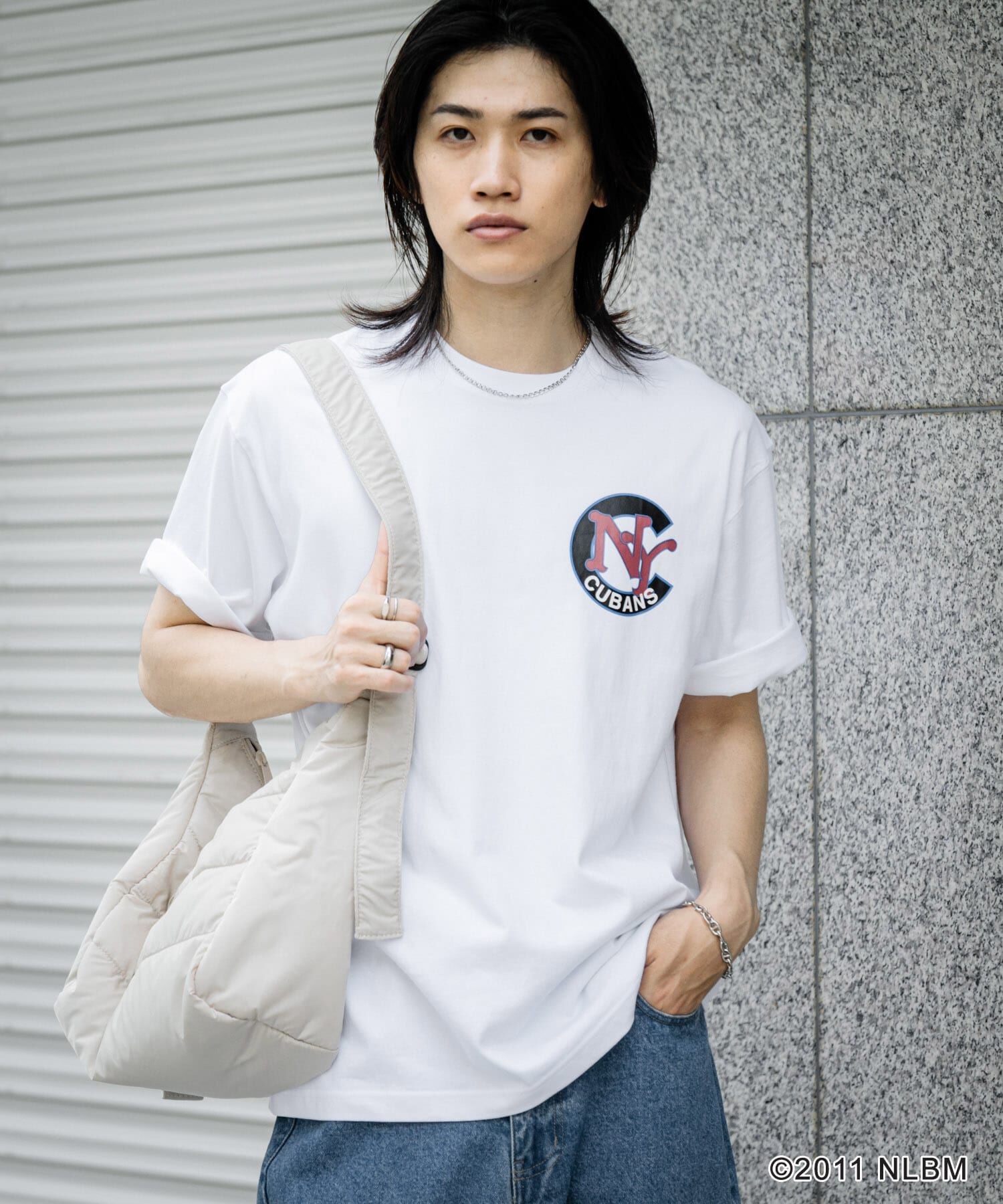 SENSE OF PLACE by URBAN RESEARCH「Negro Leagues　プリントTシャツ N」|Tシャツ・カットソー|
