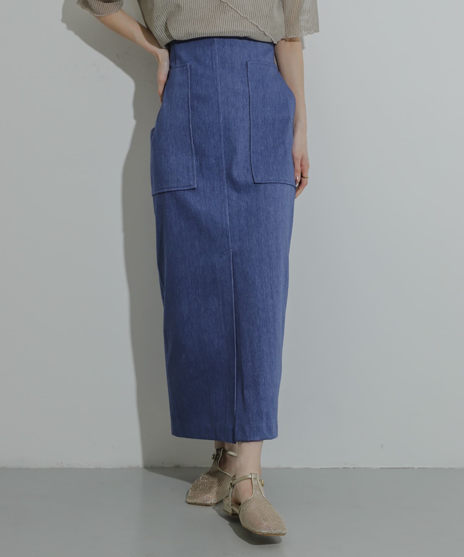 SENSE OF PLACE by URBAN RESEARCH「アウトポケットジャージースカート」|スカート|