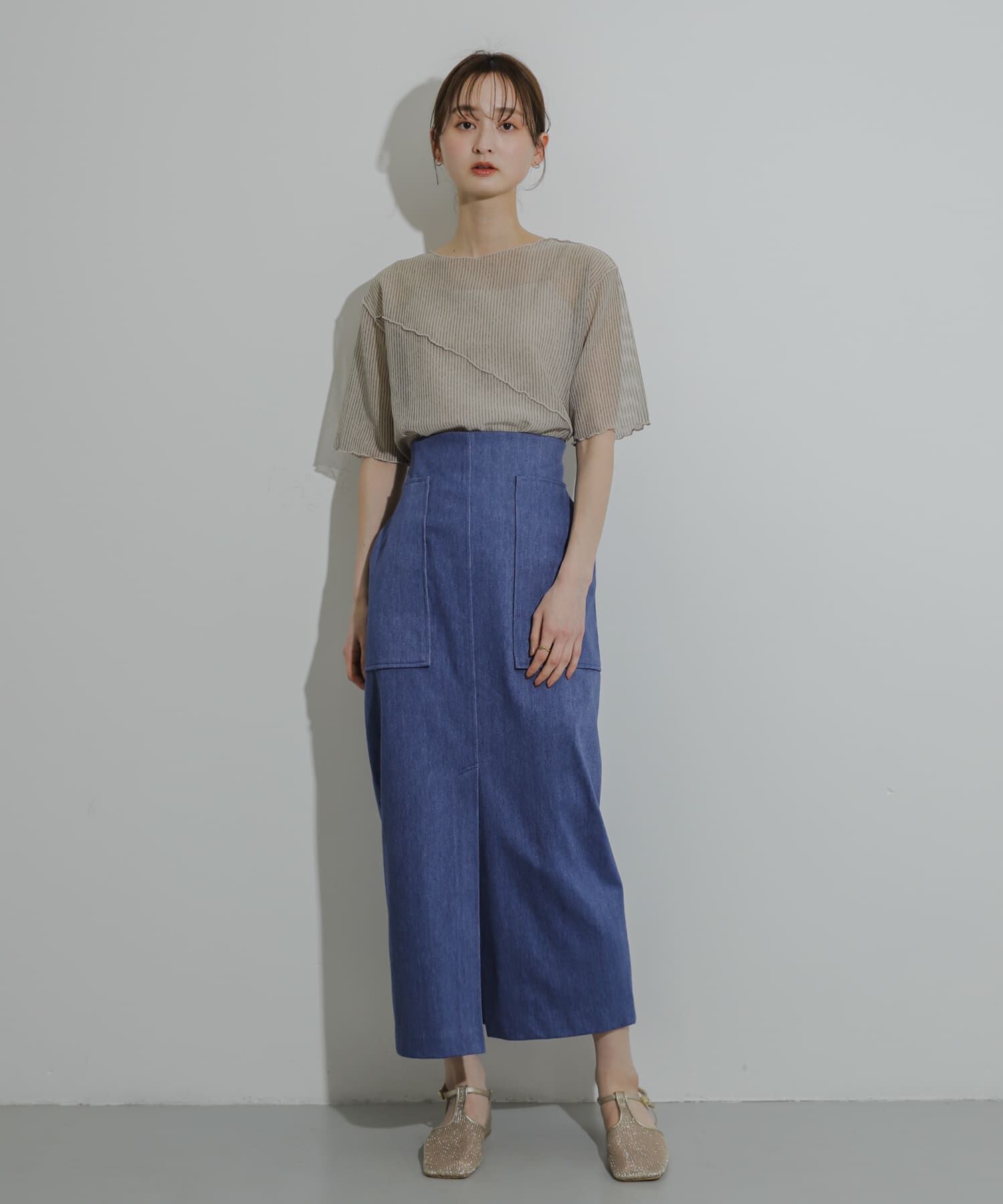 SENSE OF PLACE by URBAN RESEARCH「アウトポケットジャージースカート」|スカート|