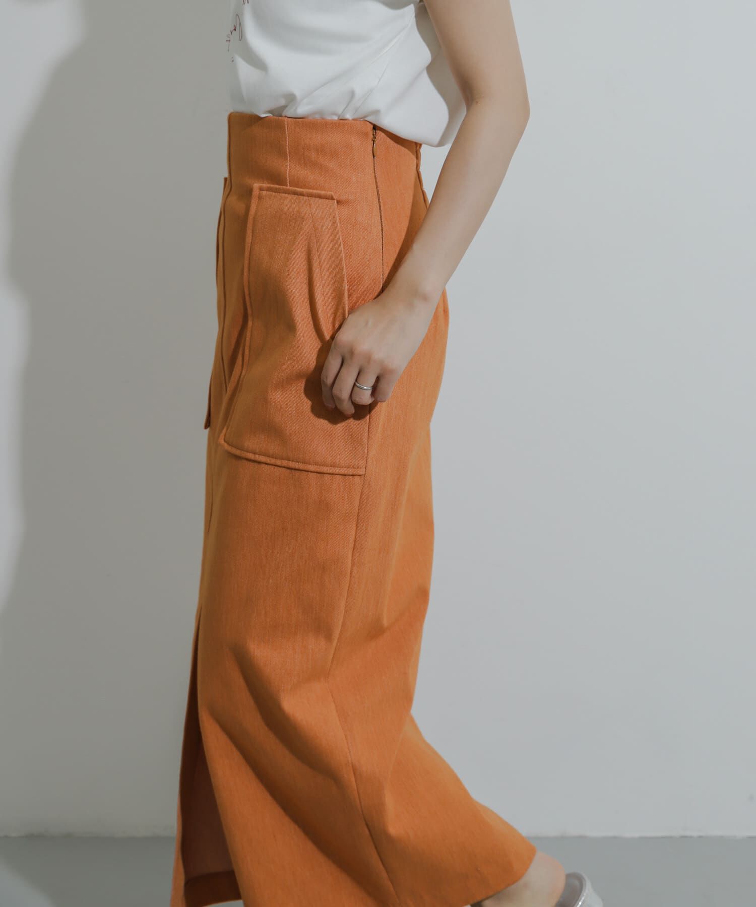 SENSE OF PLACE by URBAN RESEARCH「アウトポケットジャージースカート」|スカート|