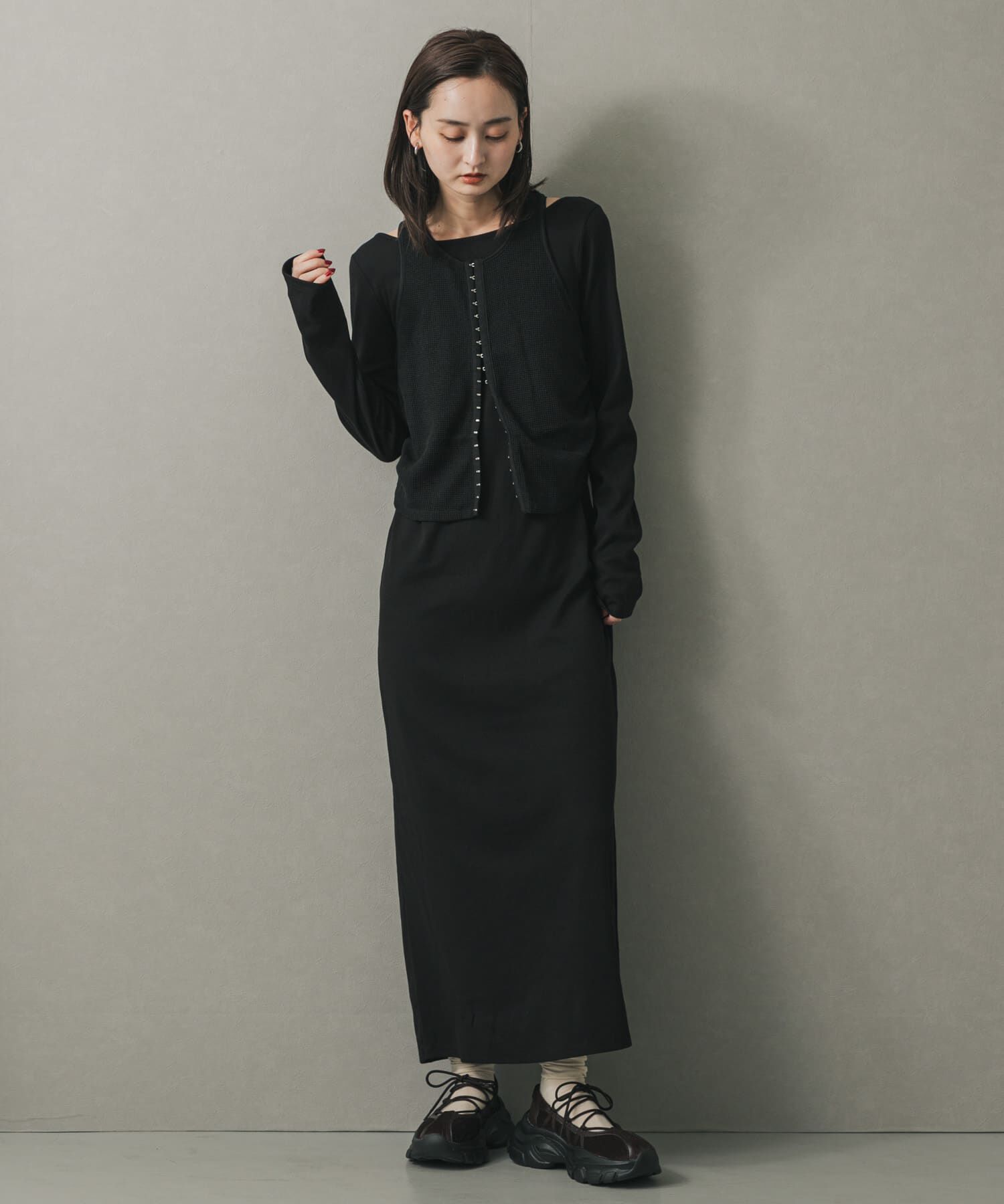 SENSE OF PLACE by URBAN RESEARCH「アメスリレイヤードワンピース」|ワンピース|