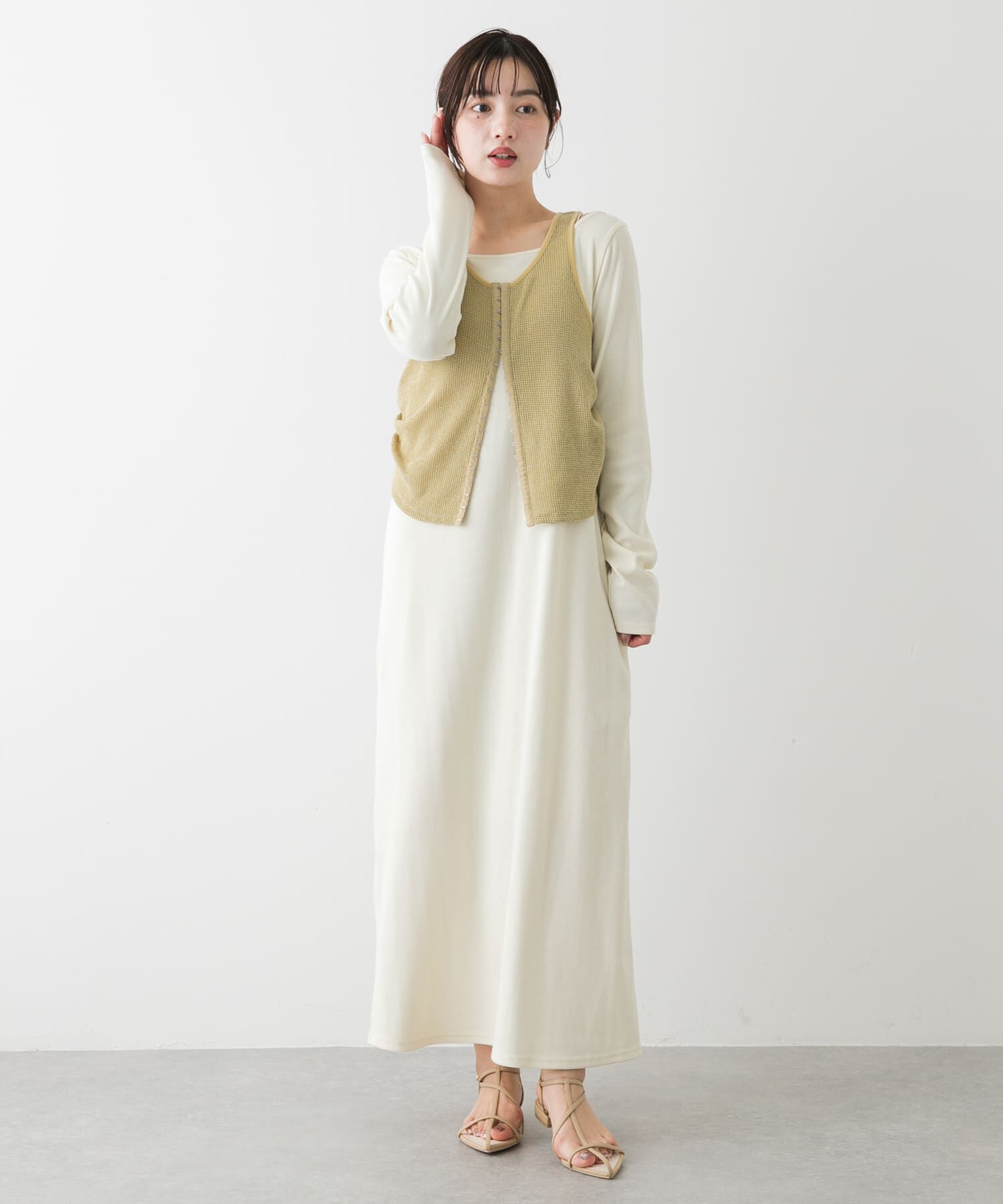 SENSE OF PLACE by URBAN RESEARCH「アメスリレイヤードワンピース」|ワンピース|