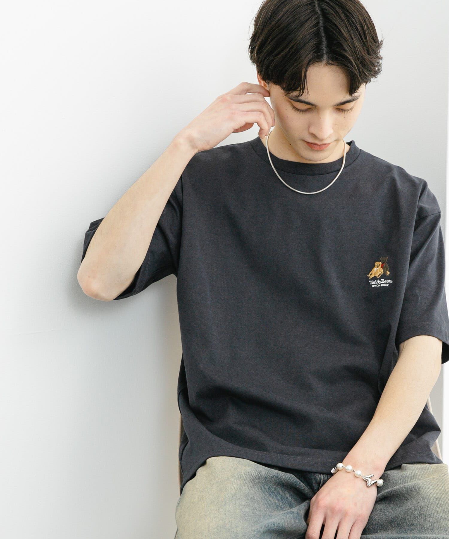 SENSE OF PLACE by URBAN RESEARCH「『別注』TeddyBear&times;SENSE OF PLACE　ショートスリーブTシャツ」|Tシャツ・カットソー|