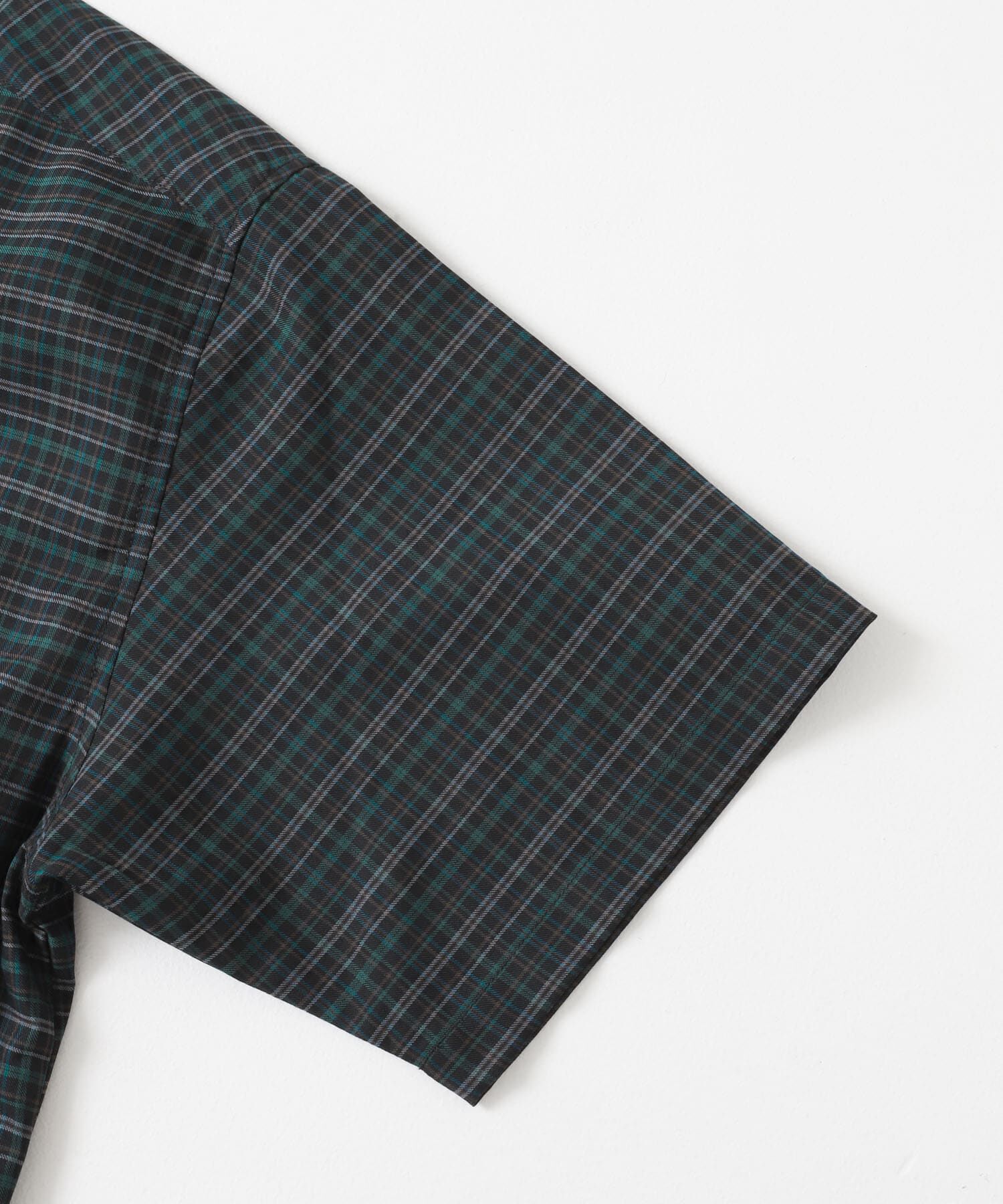 SENSE OF PLACE by URBAN RESEARCH「チェックオープンカラーショートスリーブシャツ」|シャツ・ブラウス|