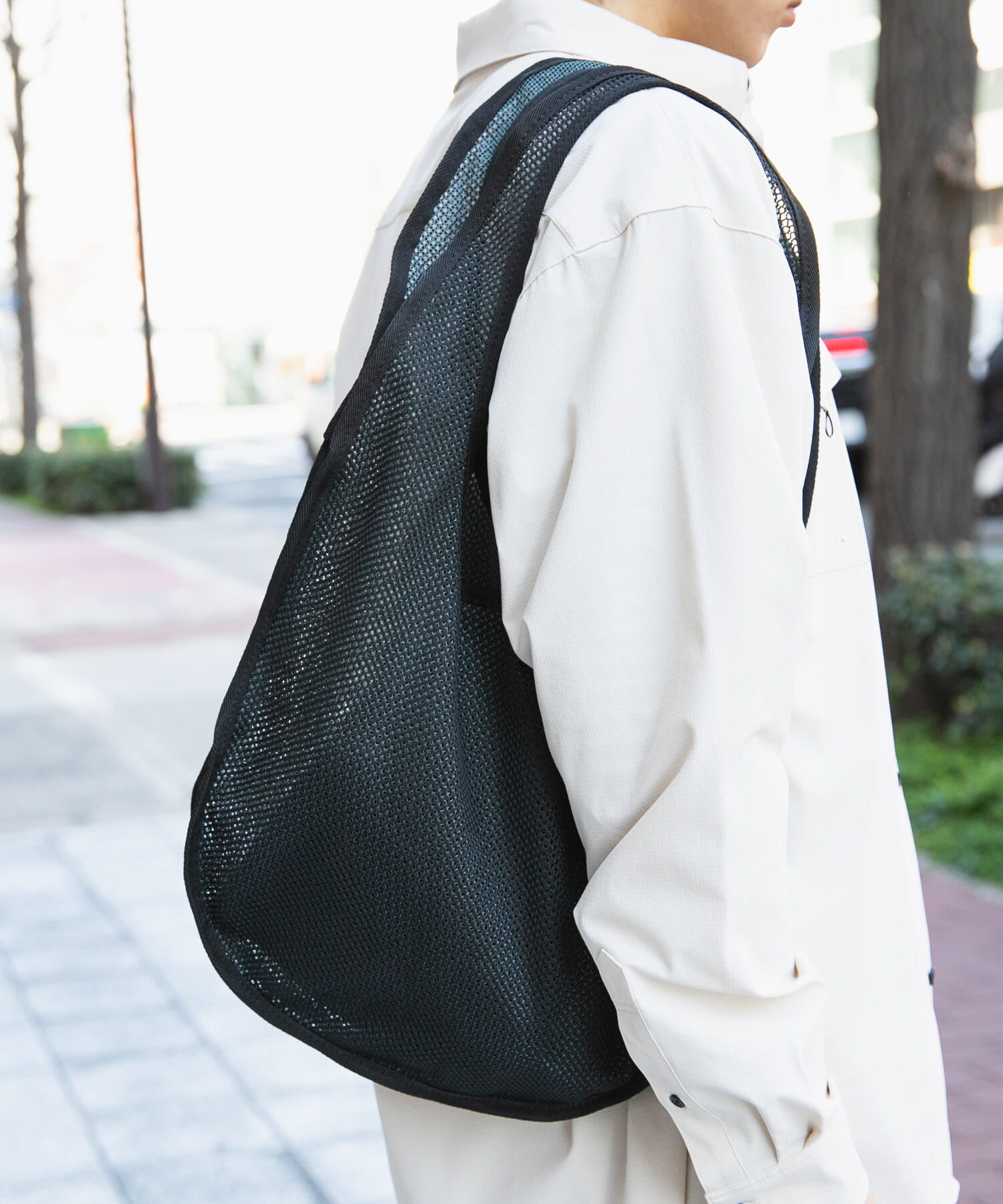 SENSE OF PLACE by URBAN RESEARCH「メッシュラウンドトートバッグ」|トートバッグ|