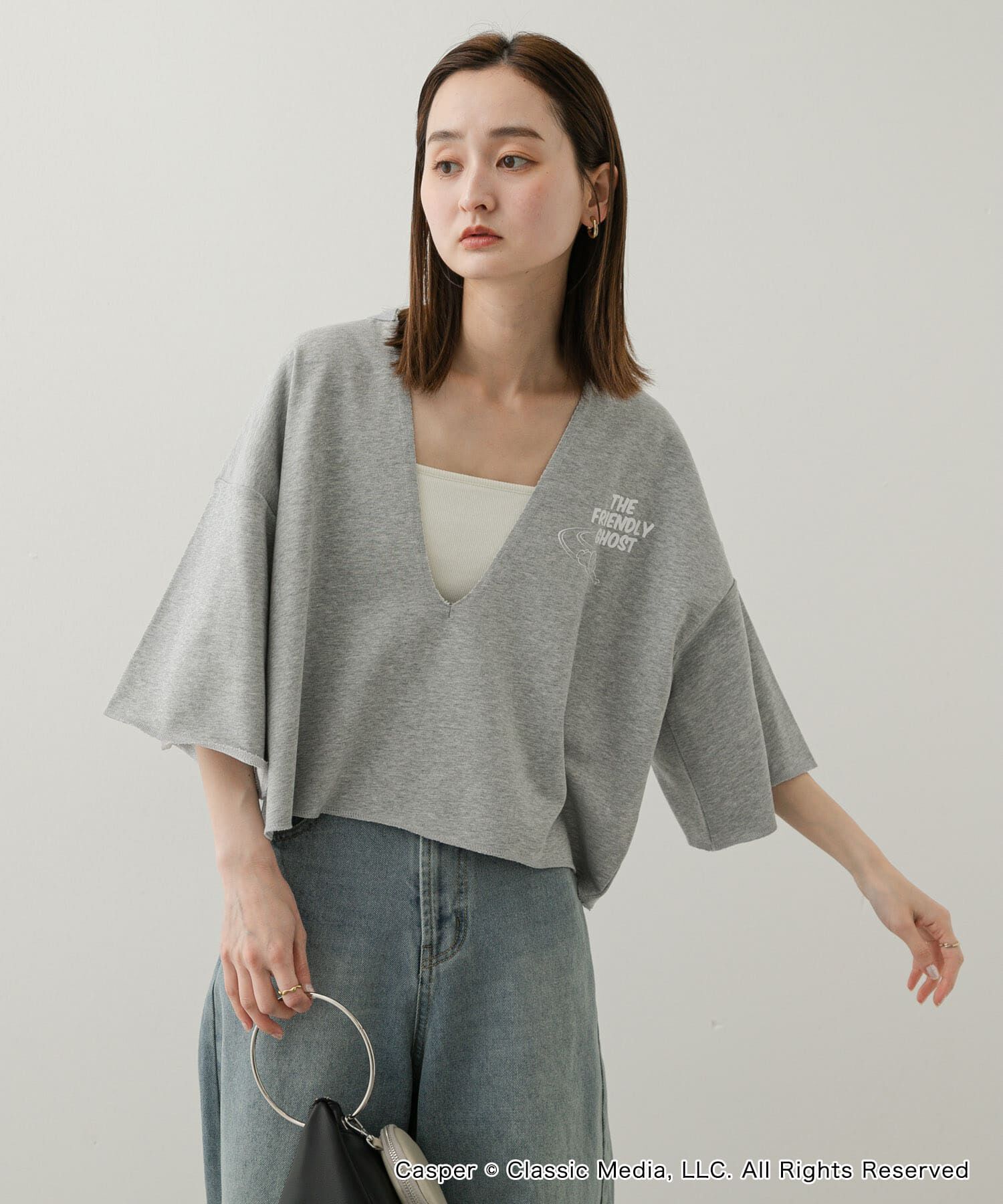 SENSE OF PLACE by URBAN RESEARCH「『別注』Casper&times;SENSE OF PLACE/スキッパートップ」|Tシャツ・カットソー|